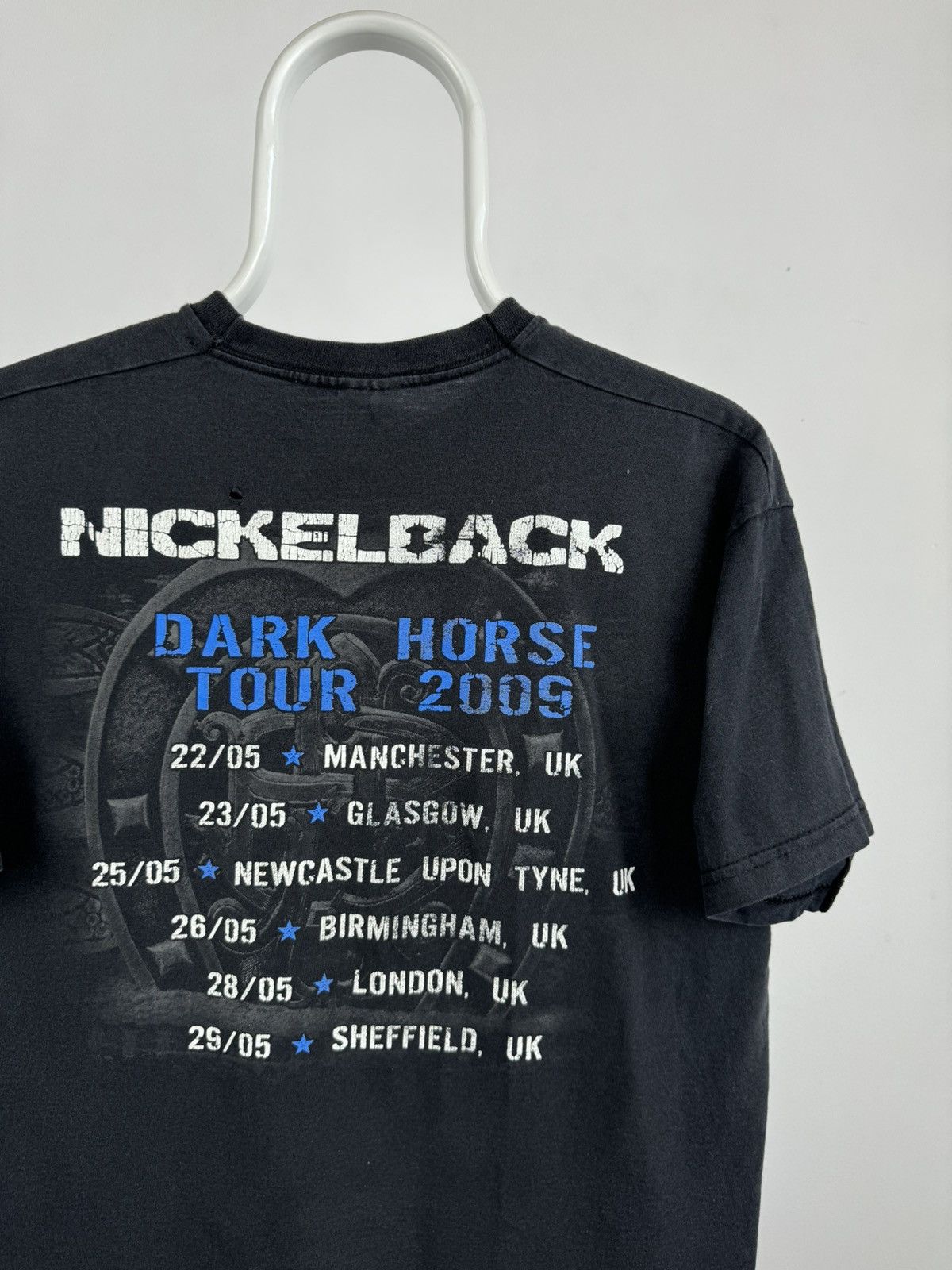 Band Tees × Vintage Vintage 2009 Nickelback Dark Horse Tour Big Logo Tee Size US M / EU 48-50 / 2 - 5 Thumbnail