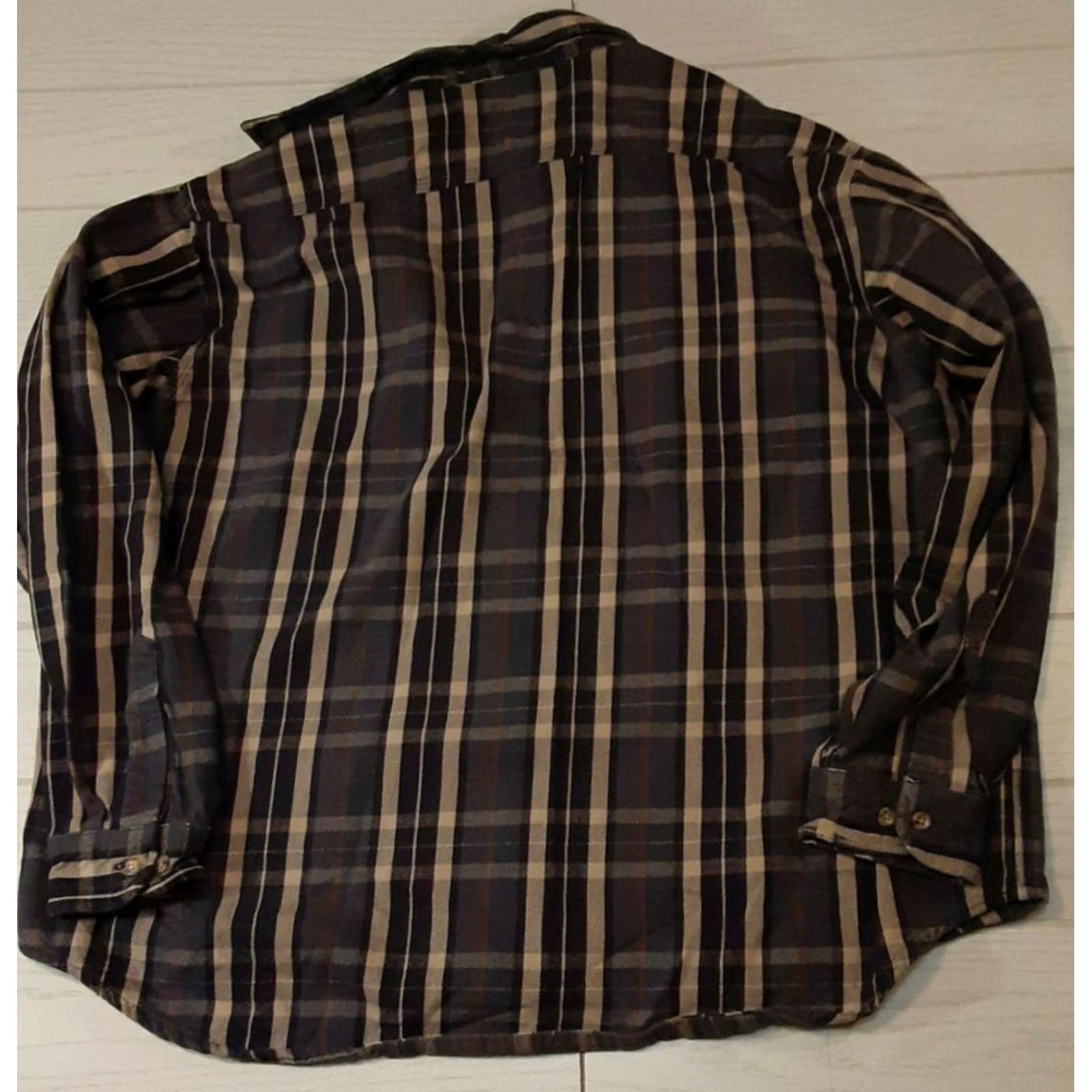 Carhartt VINTAGE Carhartt Rugged Outdoor Wear Flannel Shirt 2XL Blue Plaid USA 90s Mens Size US XXL / EU 58 / 5 - 3 Thumbnail
