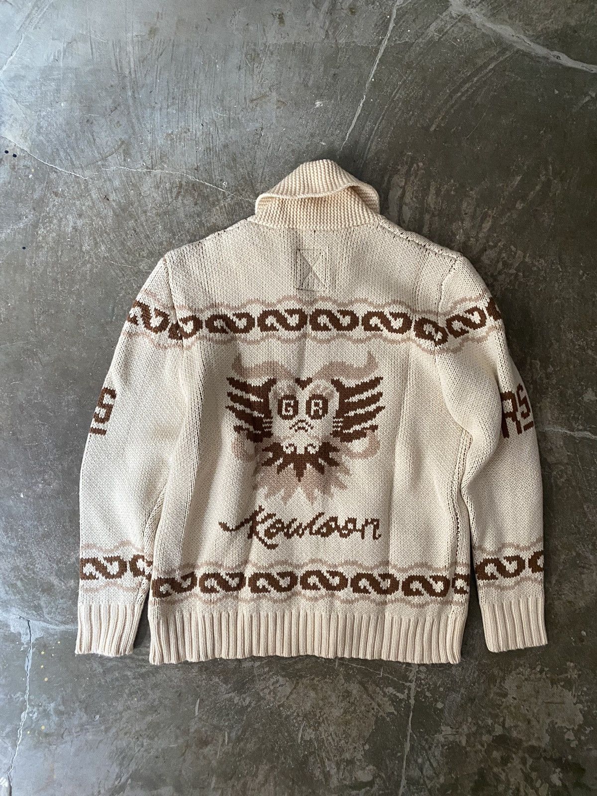 Other GrowthRing Tokyo & Kowloon Dragon Knitted Cardigan Kapital Size US L / EU 52-54 / 3 - 5 Thumbnail