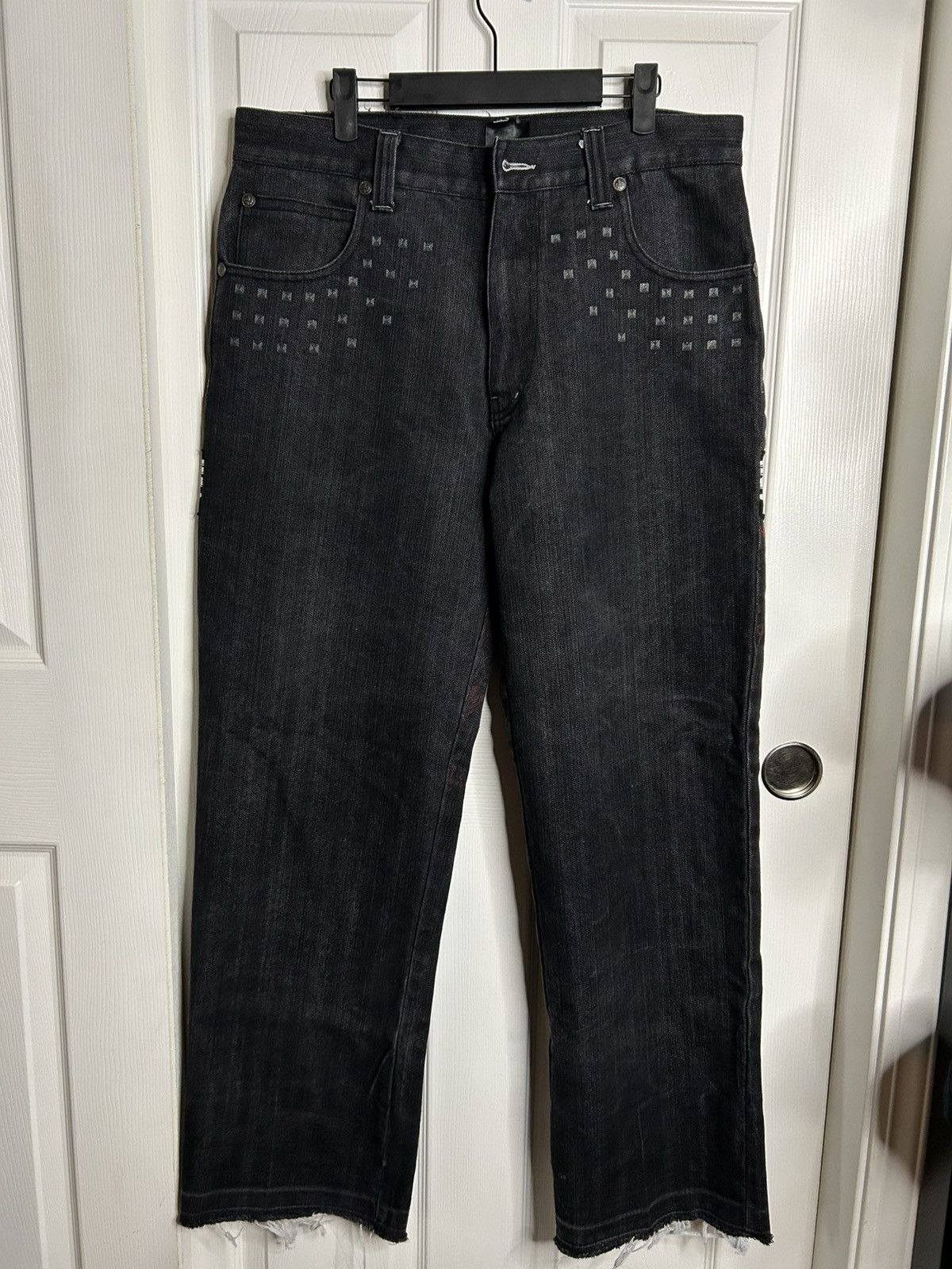 Vintage Premium Raw Blue Monolithic Jeans Size US 34 / EU 50 - 2 Thumbnail