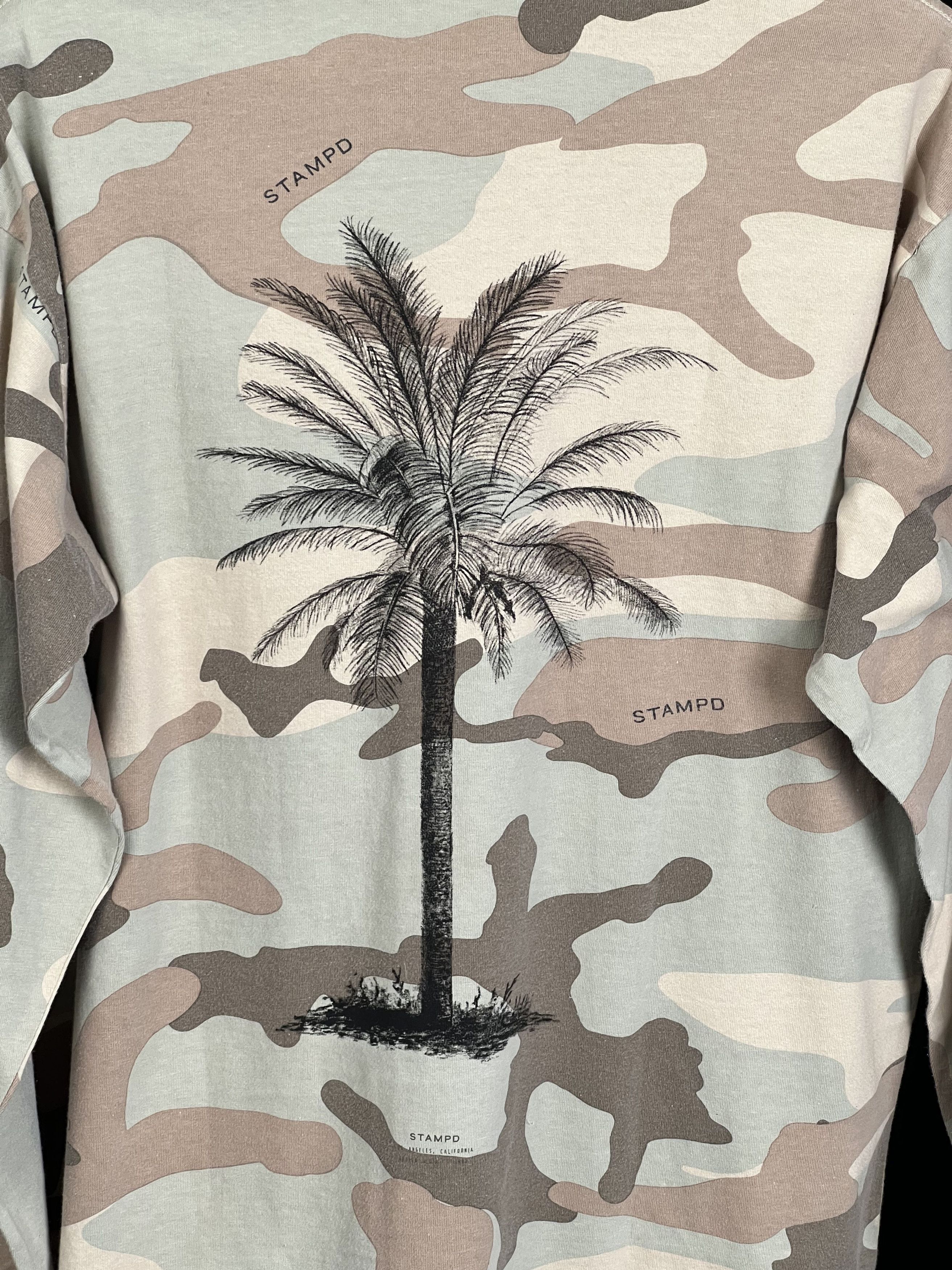 Stampd STAMPD CAMO PALM RELAXED LS TEE Size M Size US M / EU 48-50 / 2 - 3 Thumbnail