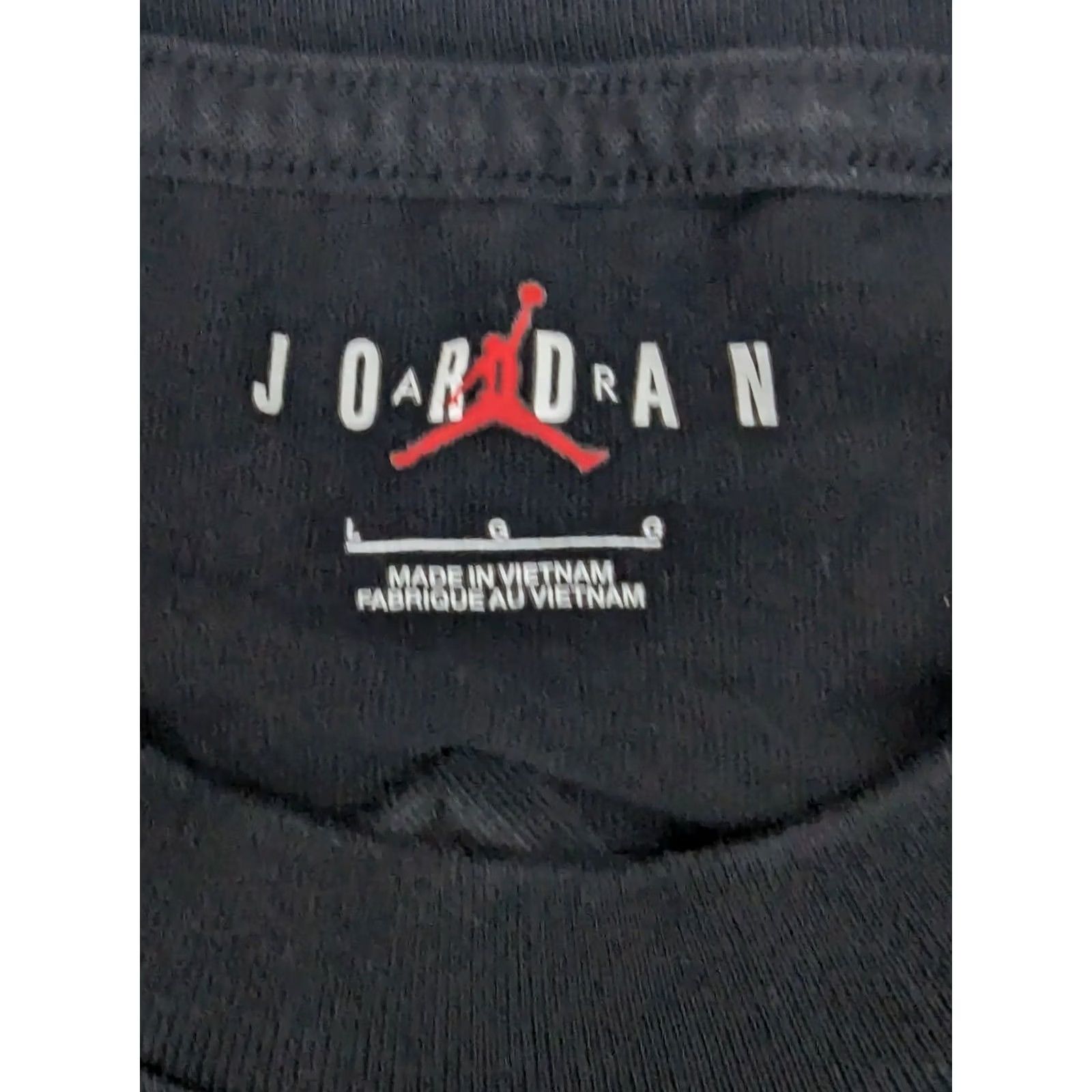 Jordan Brand Nike Air Jordan Men Shirt L Black Zion Williamson Logo Heavy Cotton Textured EUC Size US L / EU 52-54 / 3 - 4 Thumbnail