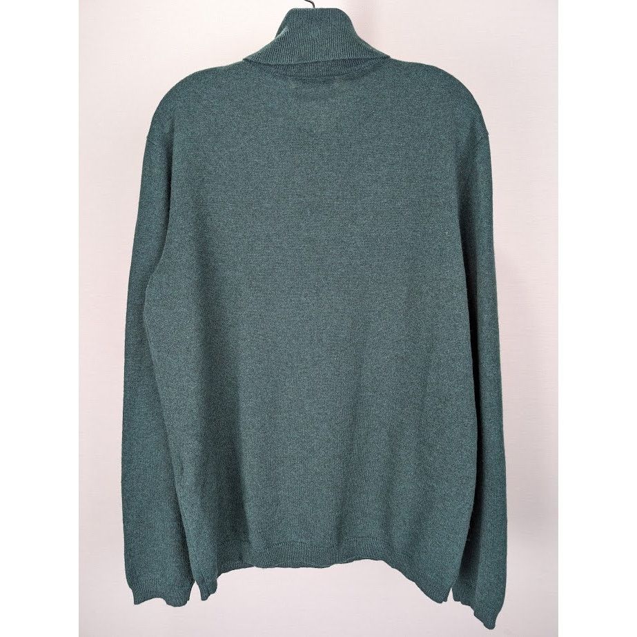 Saint Laurent Paris o1rshd1 Sweater Cachemire in Vert Fonce Size US XXL / EU 58 / 5 - 10 Thumbnail