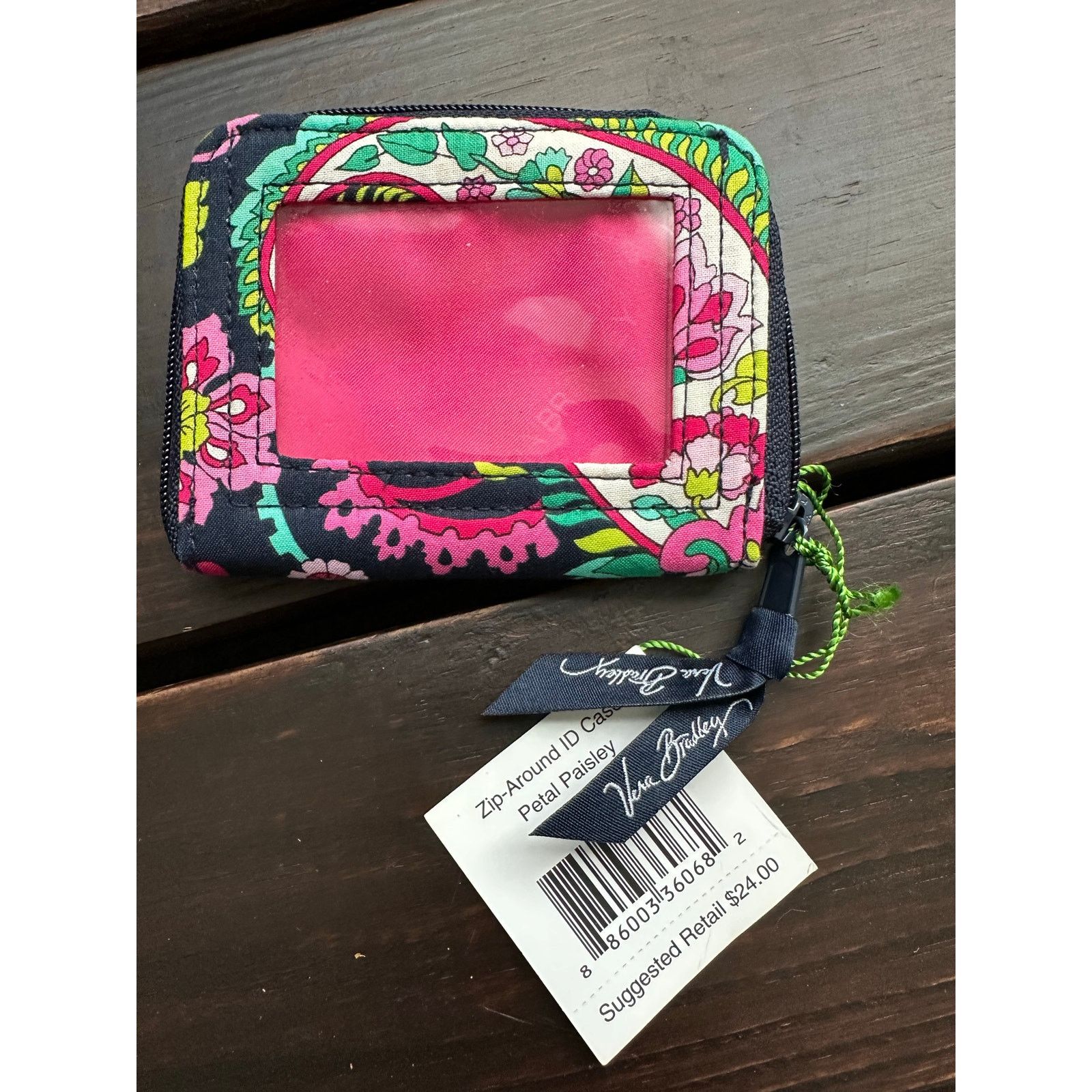 Vera Bradley Vera Bradley - Zip-Around ID Case - Petal Paisley Size ONE SIZE - 2 Thumbnail