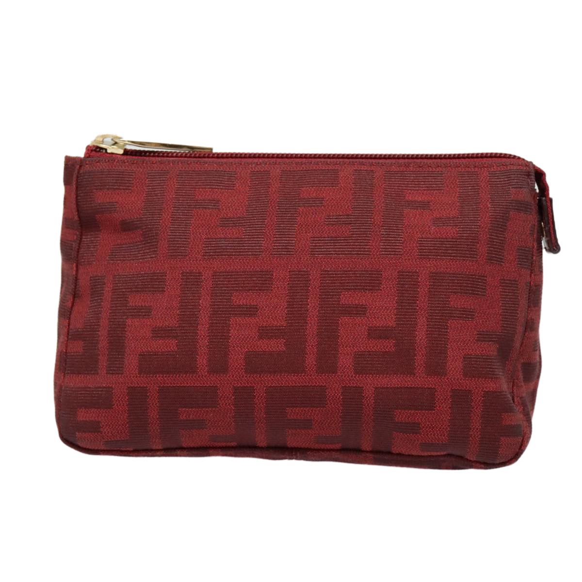 Fendi Red Canvas Clutch Bag (Pre-Owned) Size ONE SIZE - 1 Thumbnail