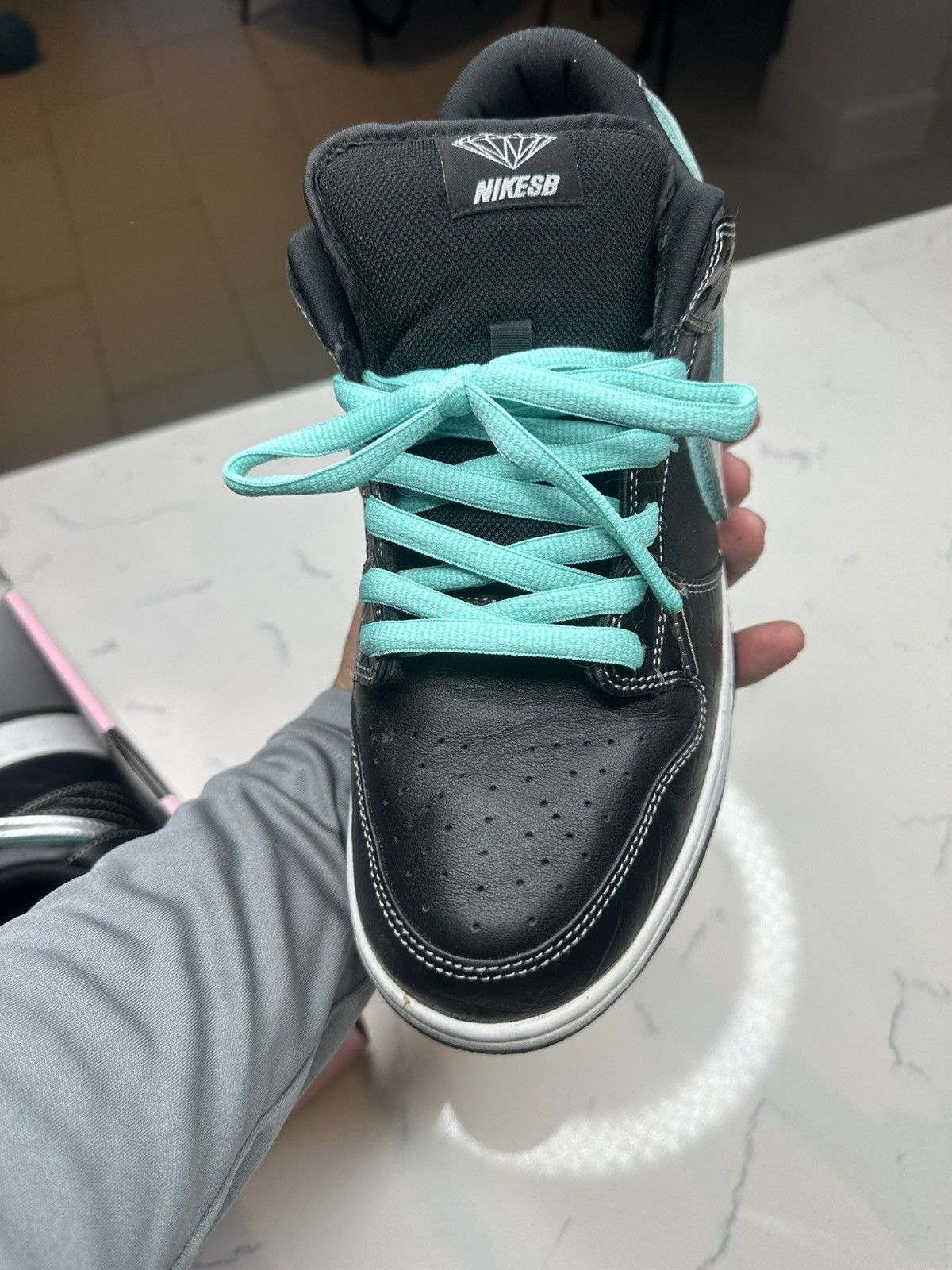 Diamond Supply Co. × Nike DIAMOND NIKE SB DUNK LOW Size US 10.5 / EU 43-44 - 12 Thumbnail