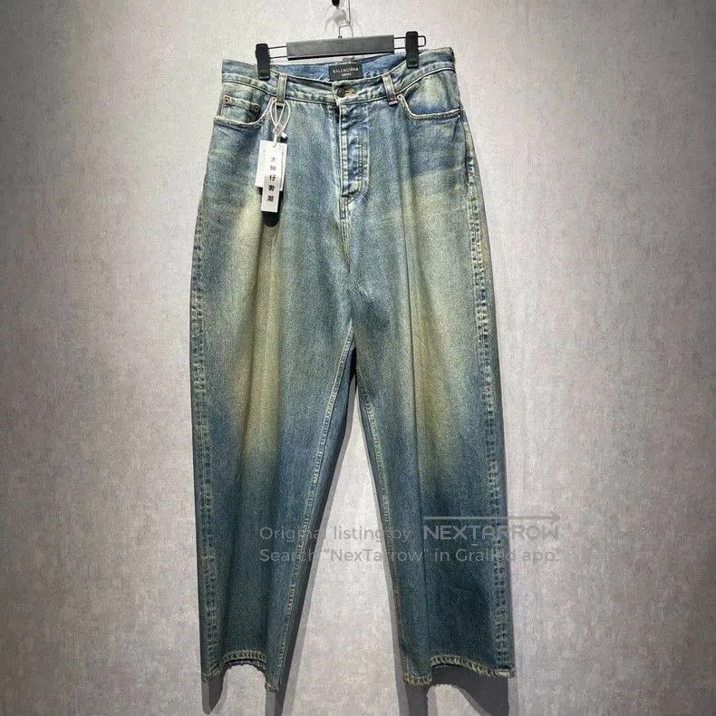 Balenciaga Balenciaga Washed Denim Jeans S. Size US 26 / EU 42 - 1 Thumbnail