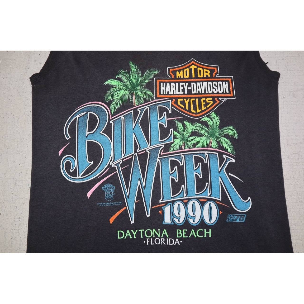 Vintage Vintage Daytona Beach Bike Week Shirt Harley Davidson 1990s Size US M / EU 48-50 / 2 - 3 Thumbnail