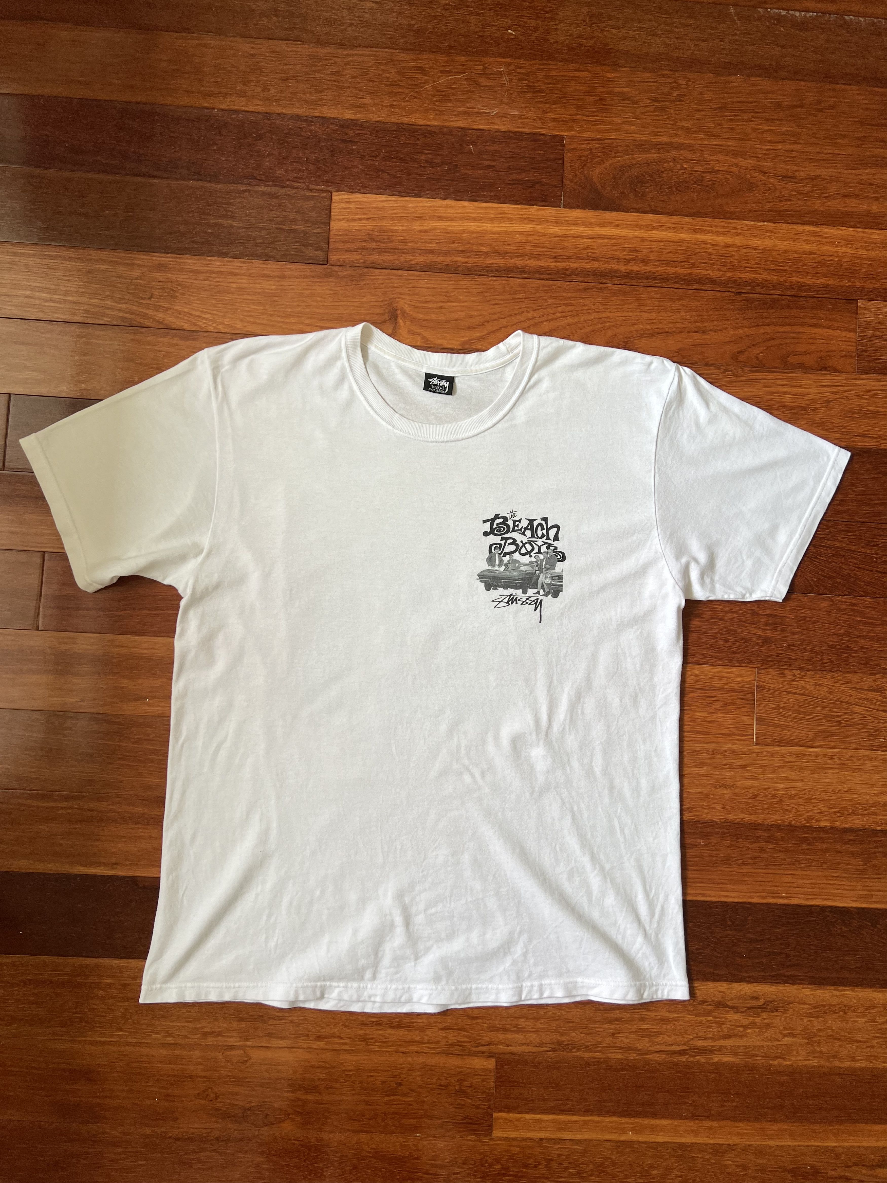 Stussy 💚 Stussy x The Beach Boys Good Vibrations Tee White Large Size US L / EU 52-54 / 3 - 2 Thumbnail
