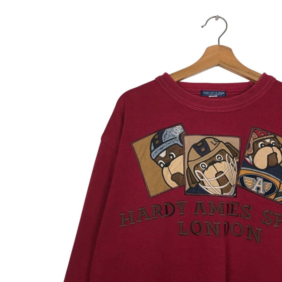Cartoon Network 🔥VINTAGE SWEATSHIRT CREWNECK HARDY AMIES SPORT BIG LOGO Size US M / EU 48-50 / 2 - 9 Thumbnail