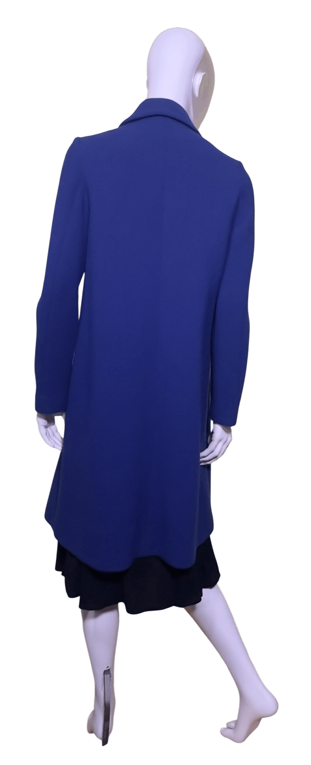 Vanessa Seward Blue Wool Coat Size S / US 4 / IT 40 - 5 Thumbnail