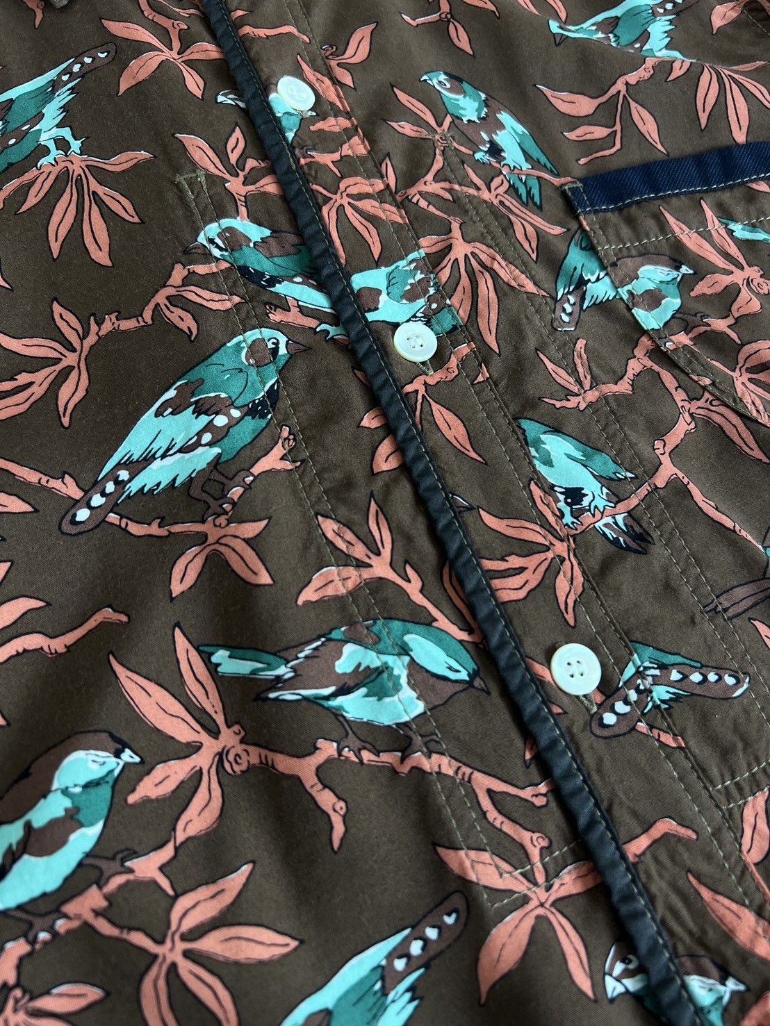 Junya Watanabe Junya Watanabe MAN Comme des Garçons SS17 Aloha Floral Shirt Size US XS / EU 42 / 0 - 5 Thumbnail