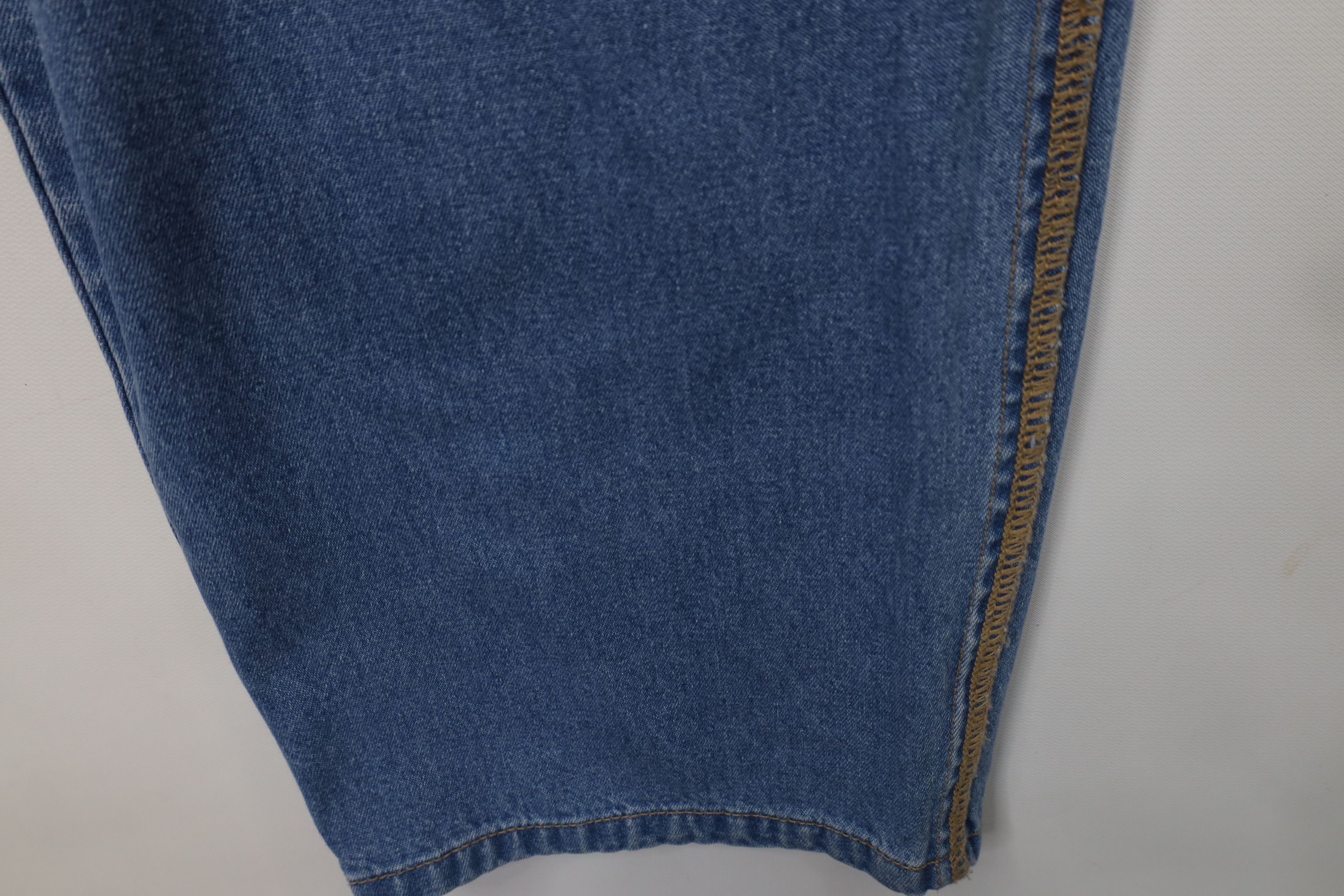 Vintage Deadstock Vintage 80s 90s Streetwear Relaxed Fit Jeans Blue Size 32" / US 10 / IT 46 - 5 Thumbnail
