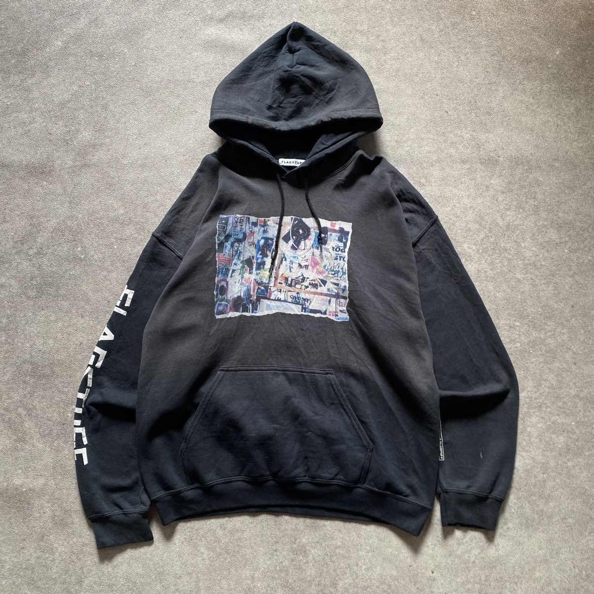 2000s Flagstuff fadded hoodie