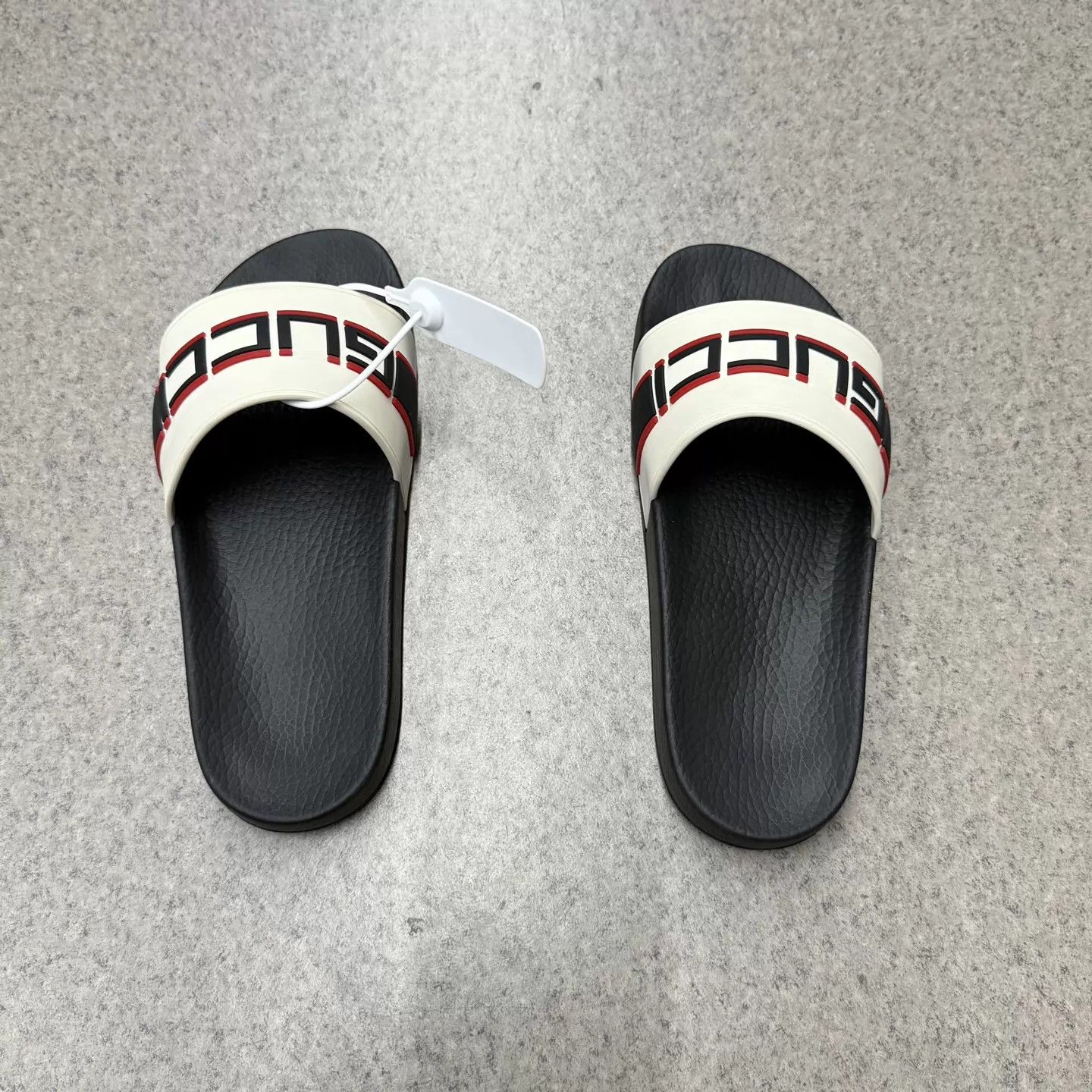 Gucci Gucci Black Red GG Slippers EU39 Like New Worn Once Size US 6 / EU 39 - 8 Thumbnail