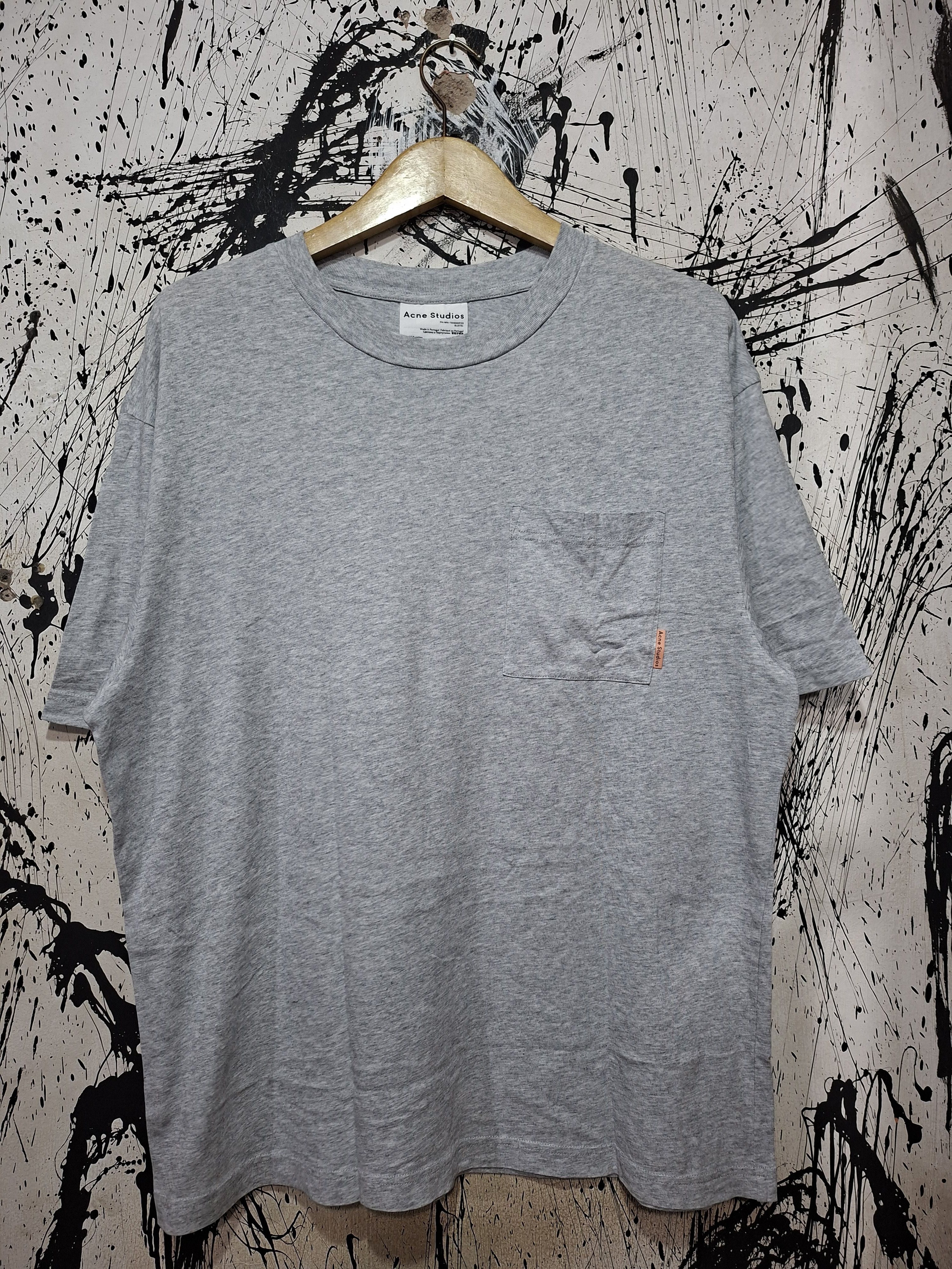 Acne Studios ACNE STUDIOS FLORAGATAN 13 STOCKHOLM GRAY T-SHIRT Size US M / EU 48-50 / 2 - 1 Thumbnail
