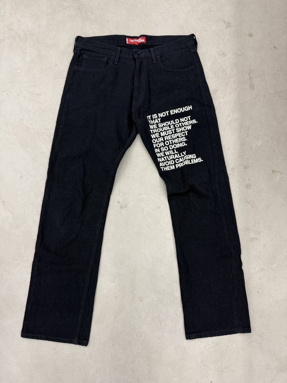 Junya Watanabe Poem Jeans | Grailed