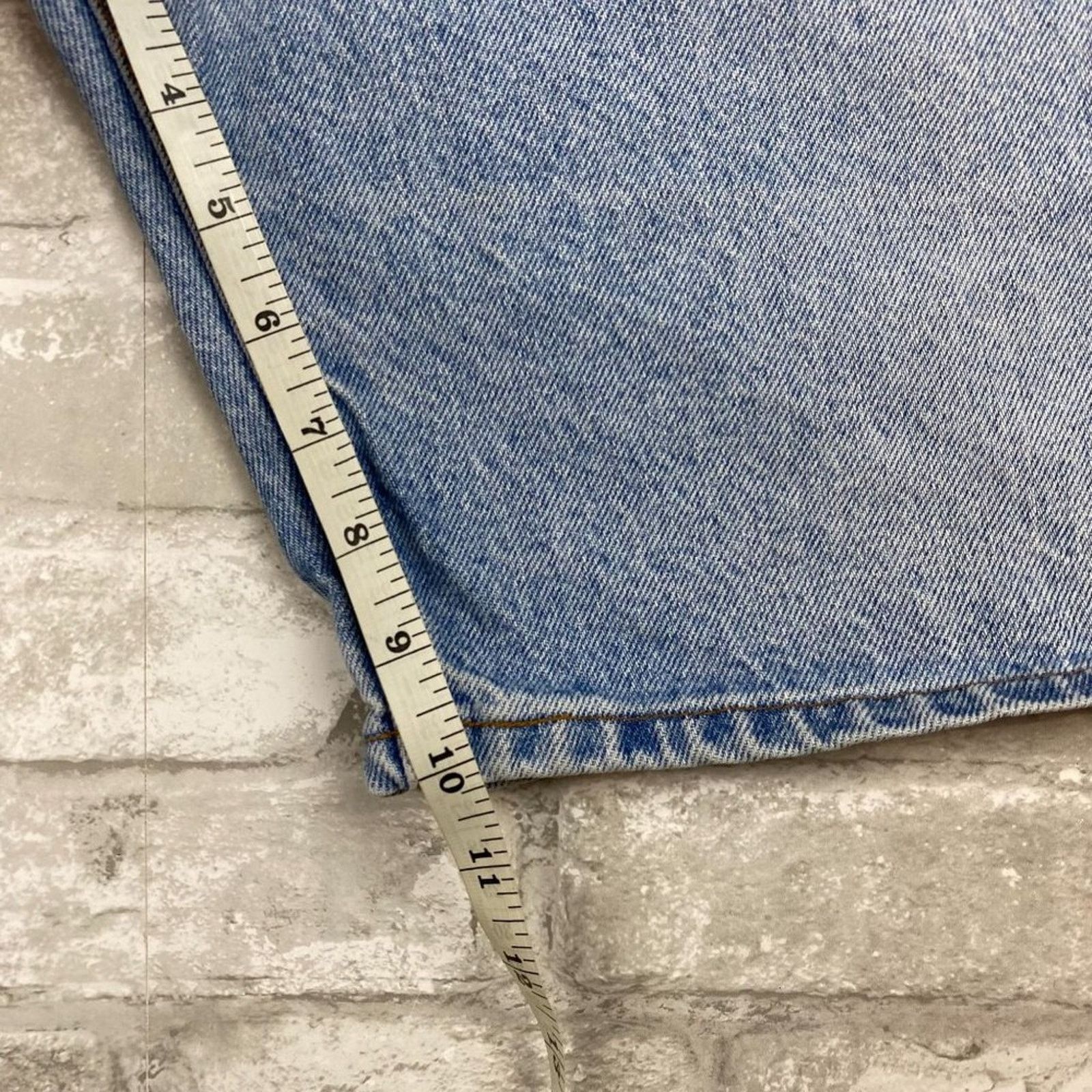 Levi's Vintage 1992 Orange Tab Levi's 550 Lightwash Denim Shorts 40 Size US 40 / EU 56 - 3 Thumbnail