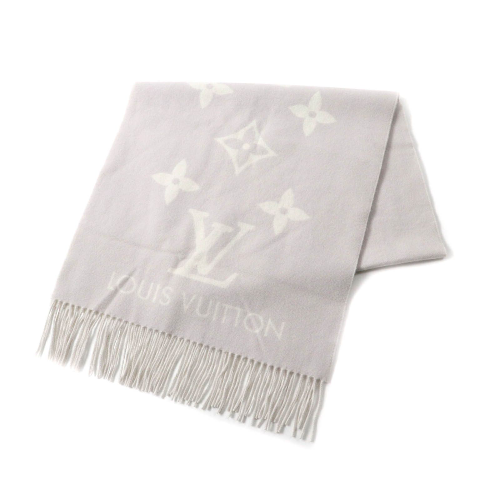 Louis Vuitton Louis Vuitton Louis Vuitton Reykjavik Cashmere Scarf Natural Material Scarf M78909 Size ONE SIZE - 1 Thumbnail