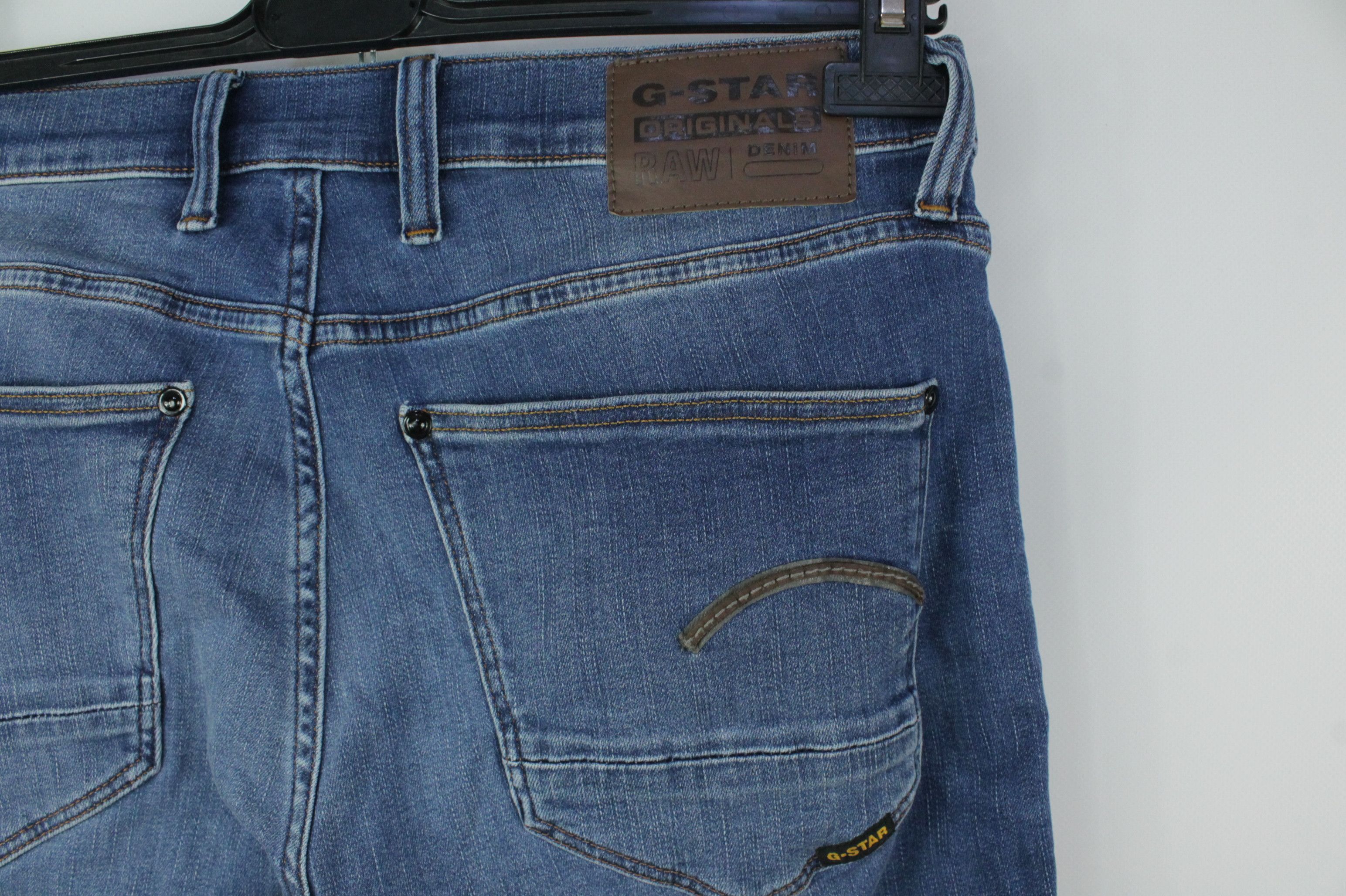 G-Star G-Star Raw Revend Skinny Blue Denim Jeans Size US 32 / EU 48 - 6 Thumbnail