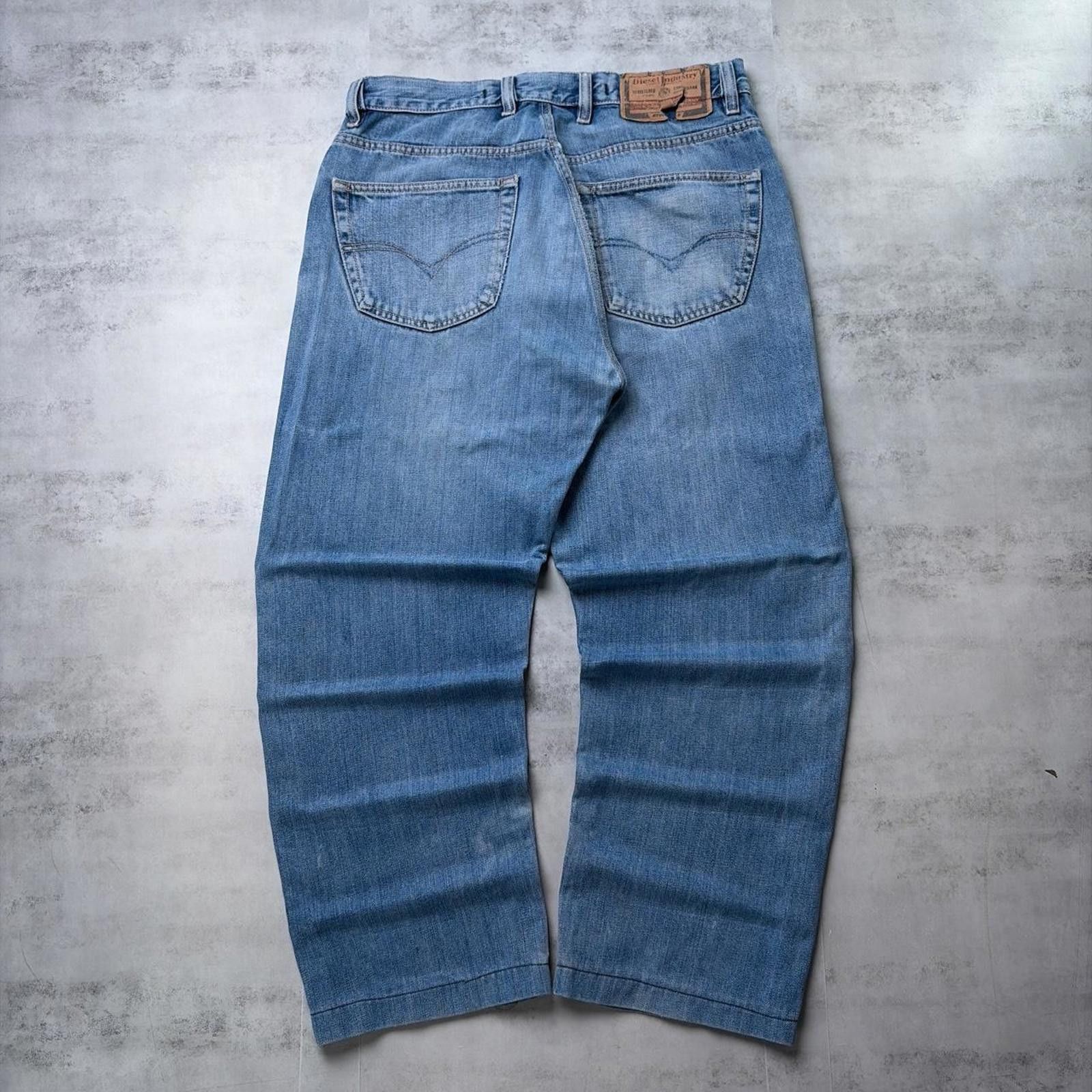 Diesel Y2K Blue Diesel Grunge Basic Baggy Skater Denim Jeans Size US 32 / EU 48 - 1 Thumbnail