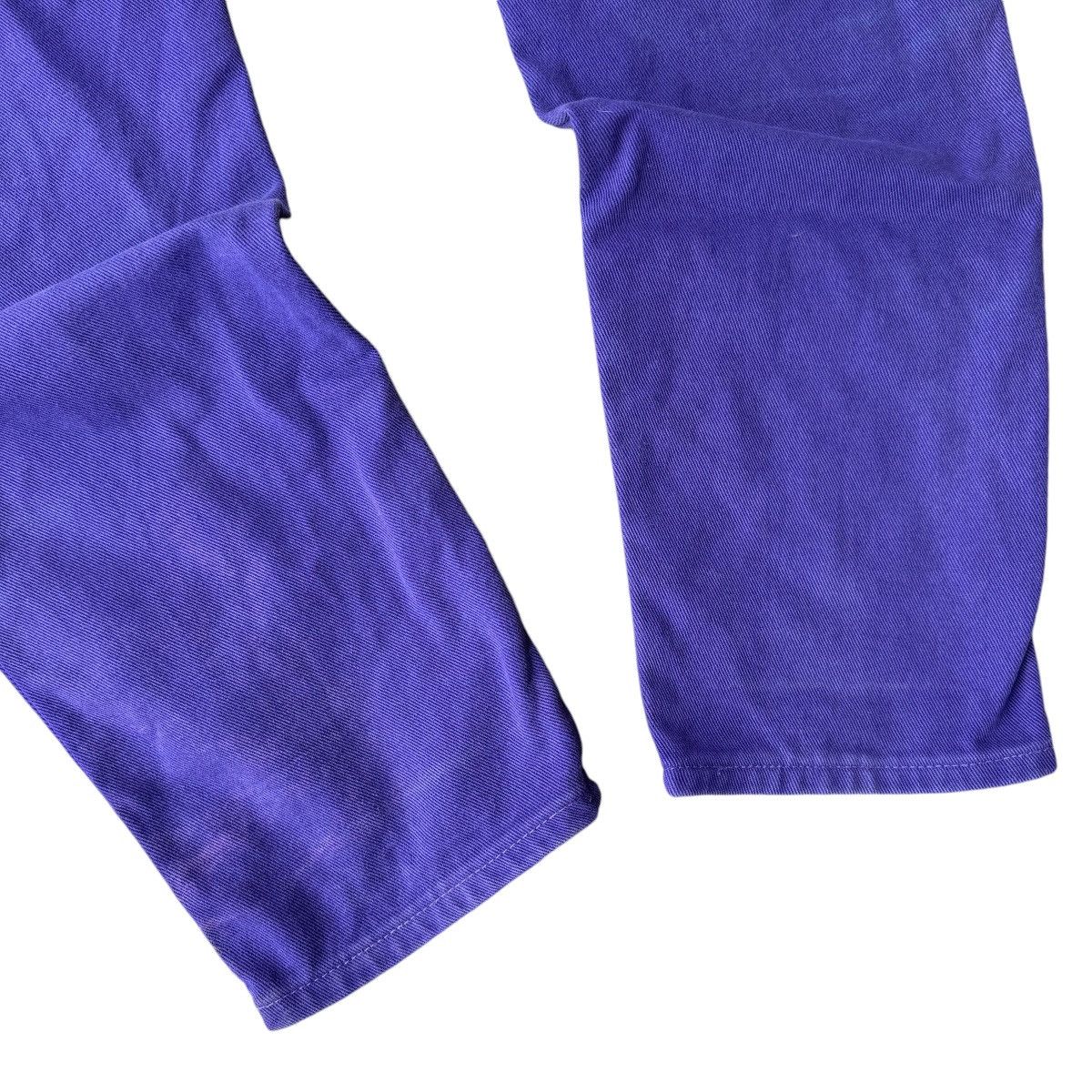 Vintage × Wrangler 90s WRANGLER STRAIGHT LEG PURPLE WASHED JEANS PANTS VINTAGE Size US 32 / EU 48 - 5 Thumbnail