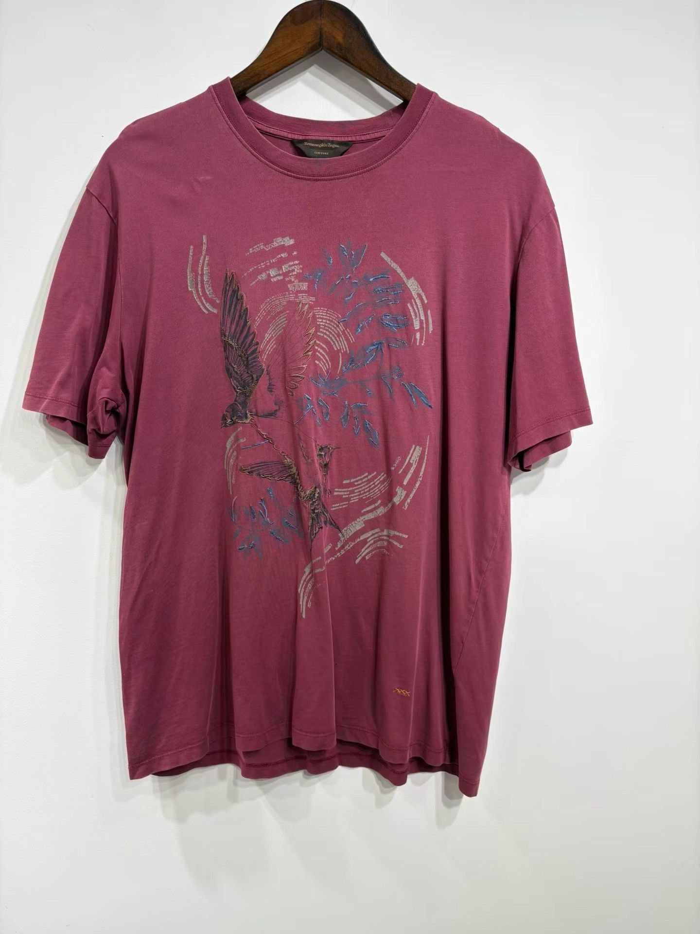 Ermenegildo Zegna Ermenegildo Zegna Embroidered Short Sleeve Tee K29 Size US XL / EU 56 / 4 - 1 Thumbnail