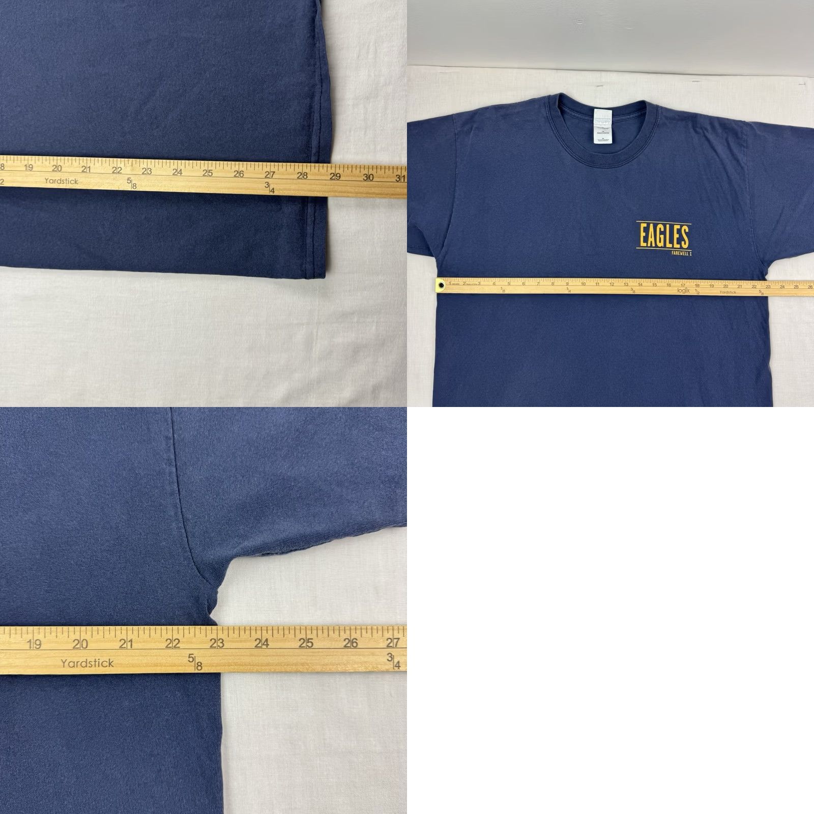 Gildan VINTAGE Eagle Band T Shirt 2003 Tour Music Rock Band Farewell Tour Adult XL Blue Mens Size US XL / EU 56 / 4 - 8 Thumbnail