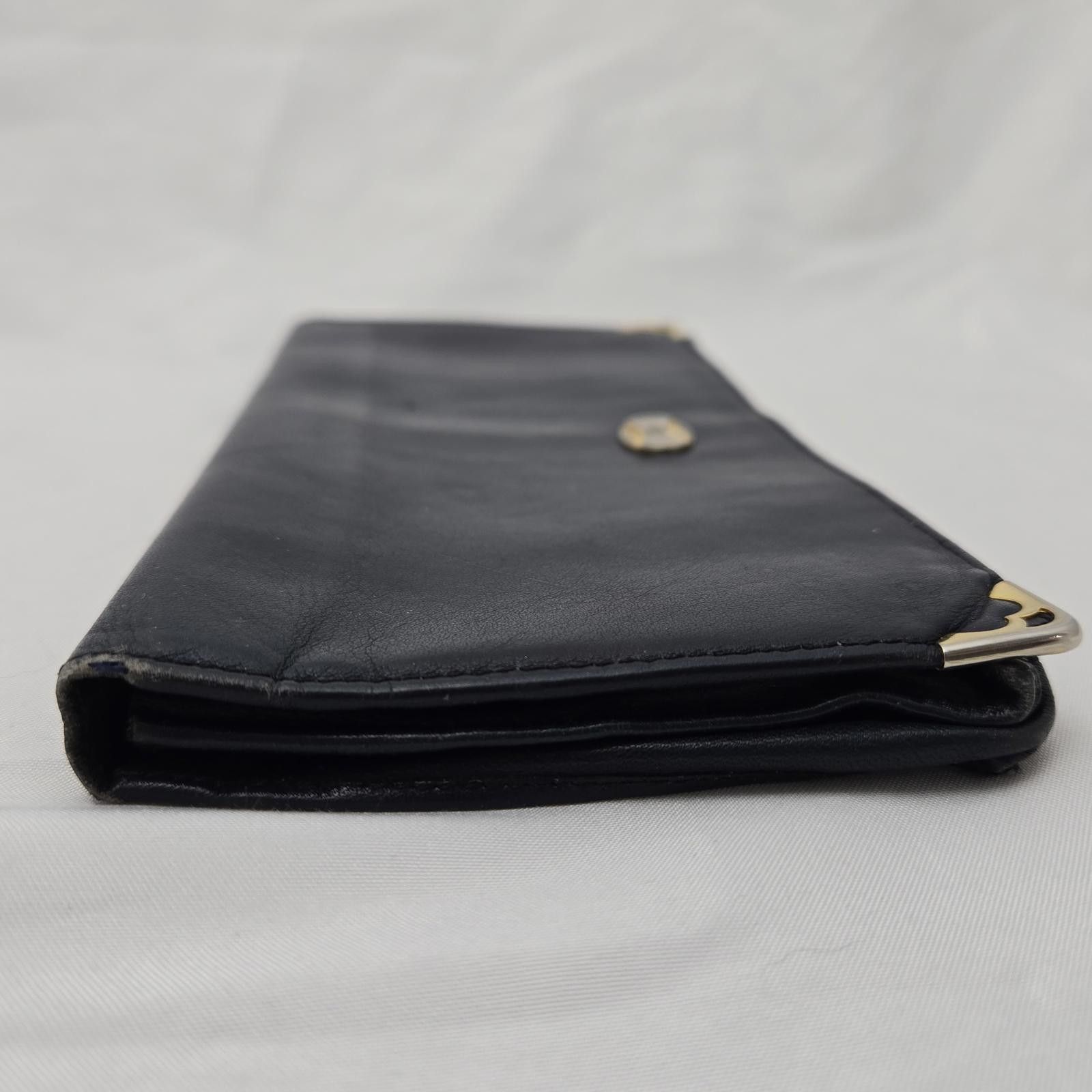 Gucci Vintage Gucci Wallet Long Bifold Blue Leather Size ONE SIZE - 5 Thumbnail