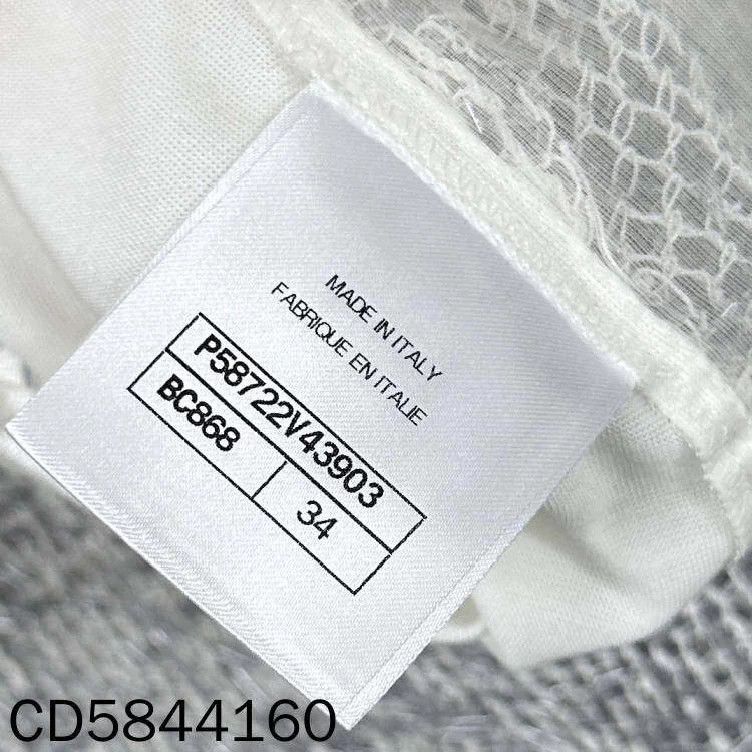 Chanel Chanel White Cutout Sleeveless Top Women's 34 Size XS / US 0-2 / IT 36-38 - 4 Thumbnail