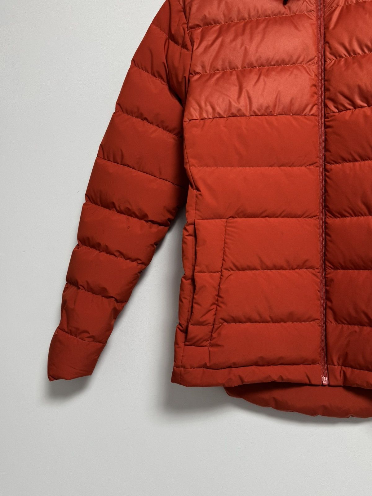 Odlo Down Jacket Red Hooded Puffer Winter Outdoor Men’s