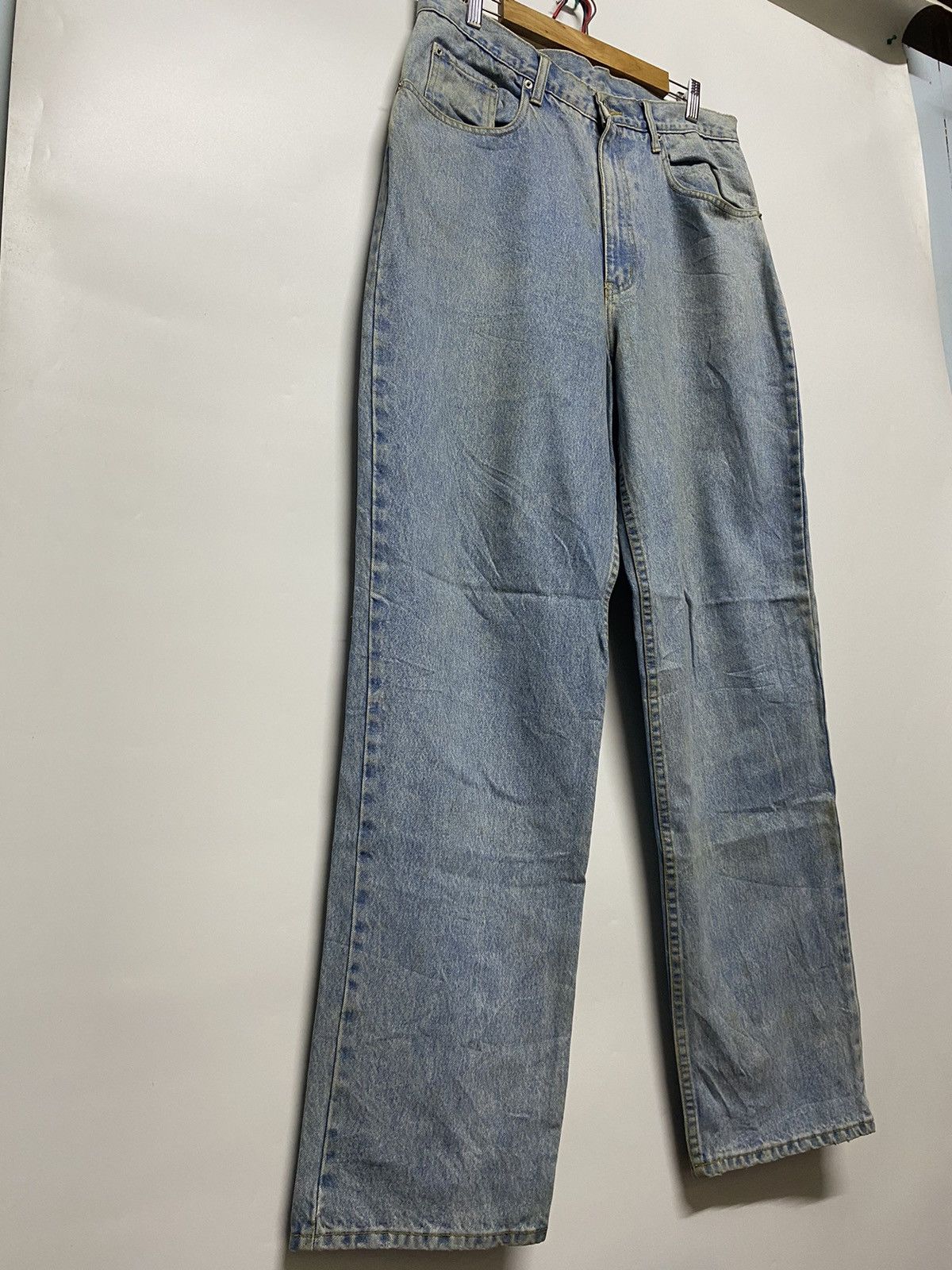 Polo Ralph Lauren × Ralph Lauren × Vintage Ralph Lauren Polo Jeans Co. Relaxed Loose Denim Jeans 34x34 Size US 34 / EU 50 - 4 Thumbnail