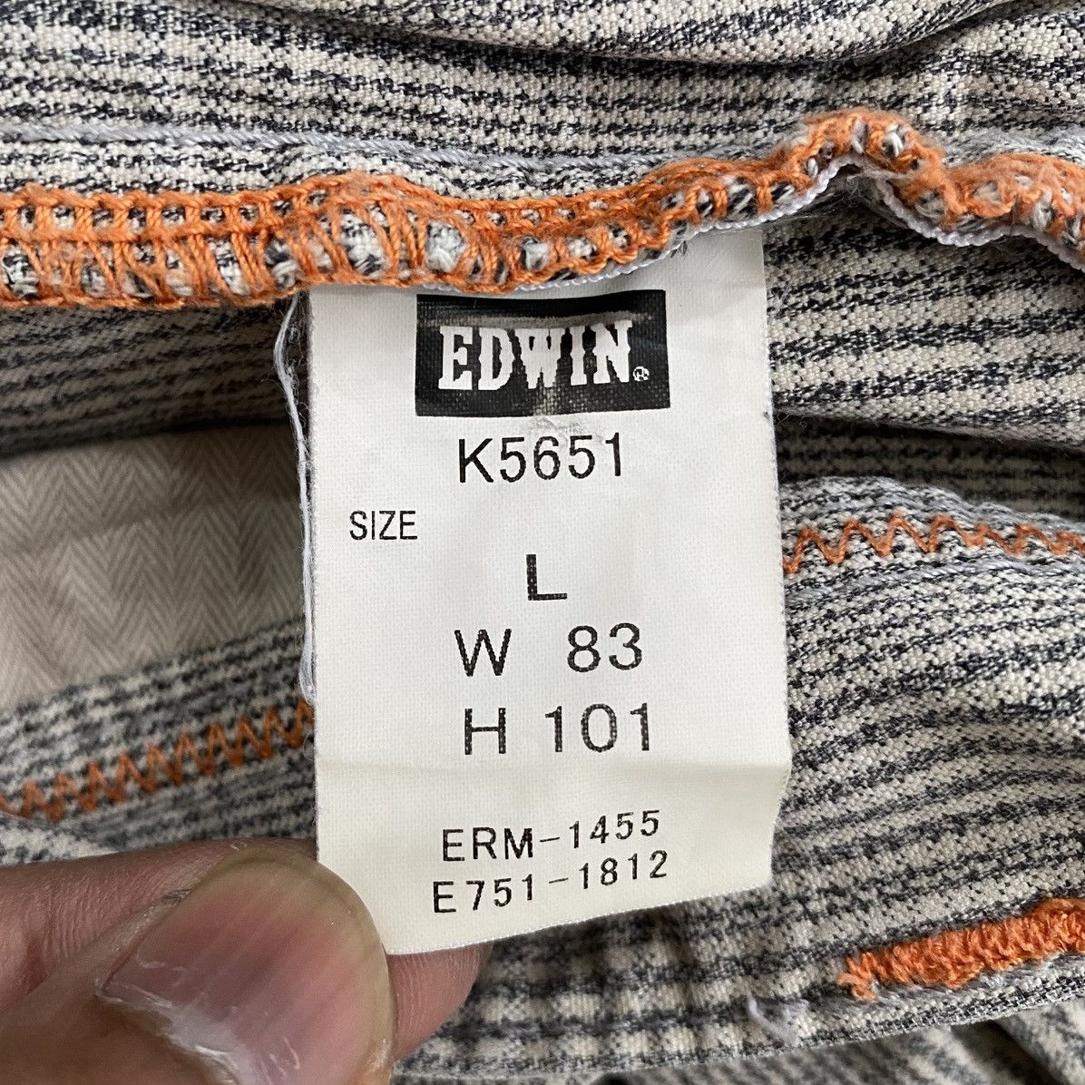 Edwin × Japanese Brand Edwin 505 Khaki Bondage Cargo Punk Flared Pants Size US 35 - 15 Thumbnail
