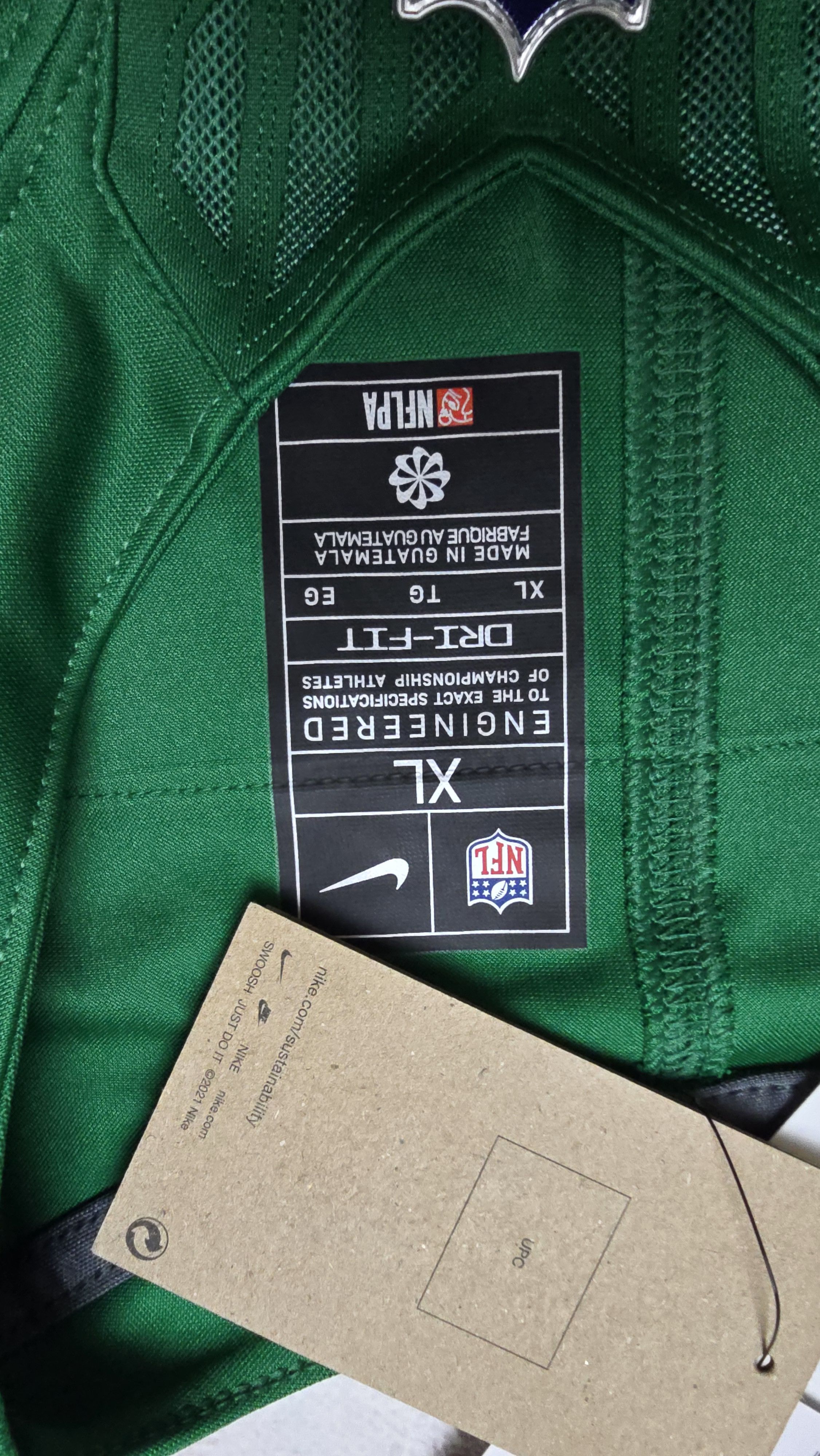 Nike Jason Kelce Philadelphia Eagles FUSE Limited Jersey Kelly Size US XL / EU 56 / 4 - 19 Thumbnail