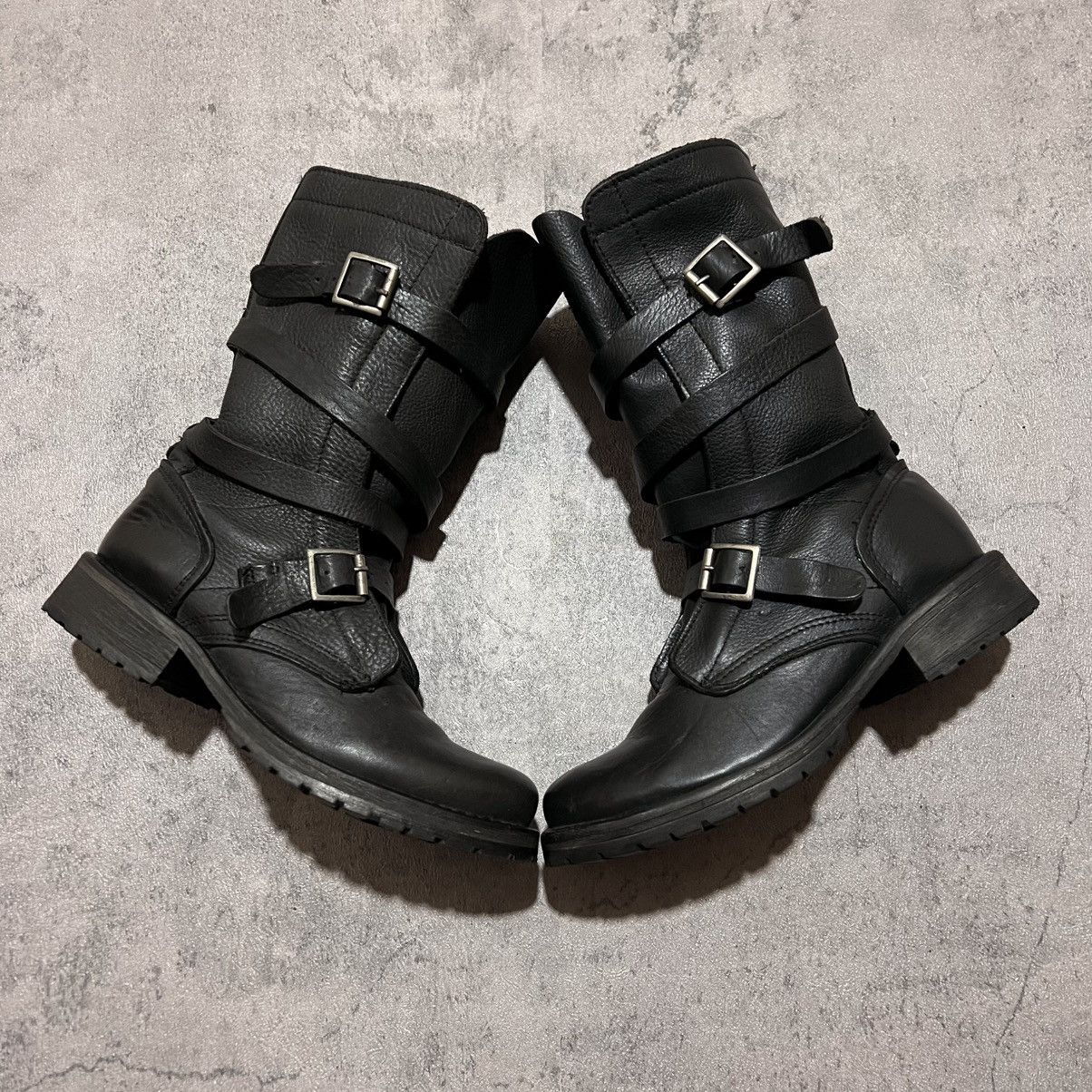 Steve Madden Steve Madden Baddit Leather Boots AS 98 Guidi Style Size US 5 / IT 35 - 2 Thumbnail