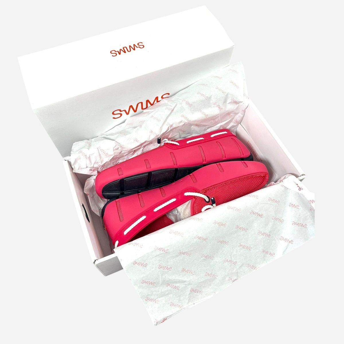 Swims Swims Unisex Wide Fit Red Rubber Loafers Women’s sz 9 Size US 9 / IT 39 - 4 Thumbnail