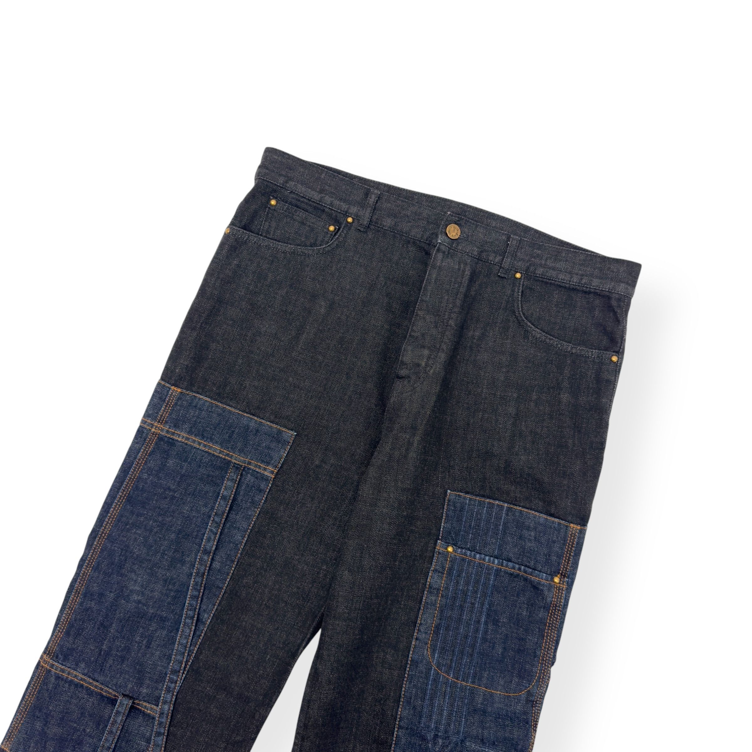 Louis Vuitton LOUIS VUITTON KARAKORAM BOW TIME DENIM JEANS INDIGO W34” Size 34" / US 12 / IT 48 - 3 Thumbnail