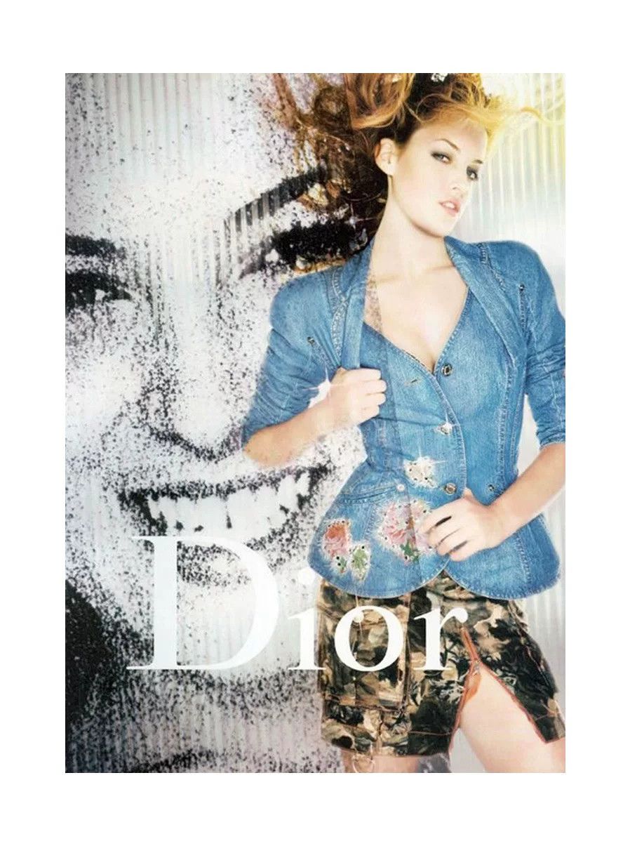 Dior Christian Dior 04ss Beaded Denim Blazer Size M / US 6-8 / IT 42-44 - 1 Thumbnail