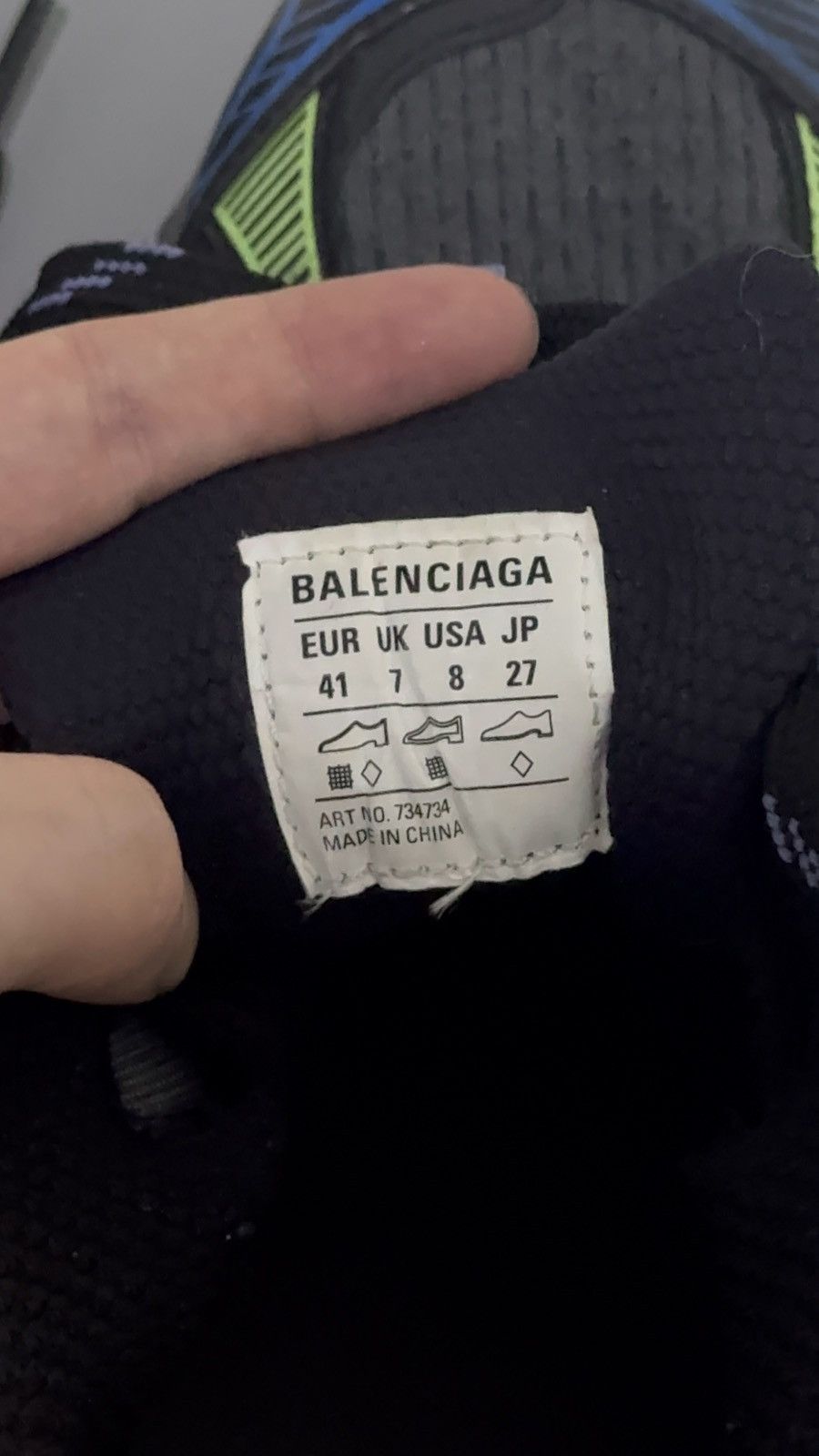 Balenciaga ⛔️Balenciaga 3XL grey blue green 41 Size US 8 / EU 41 - 6 Thumbnail