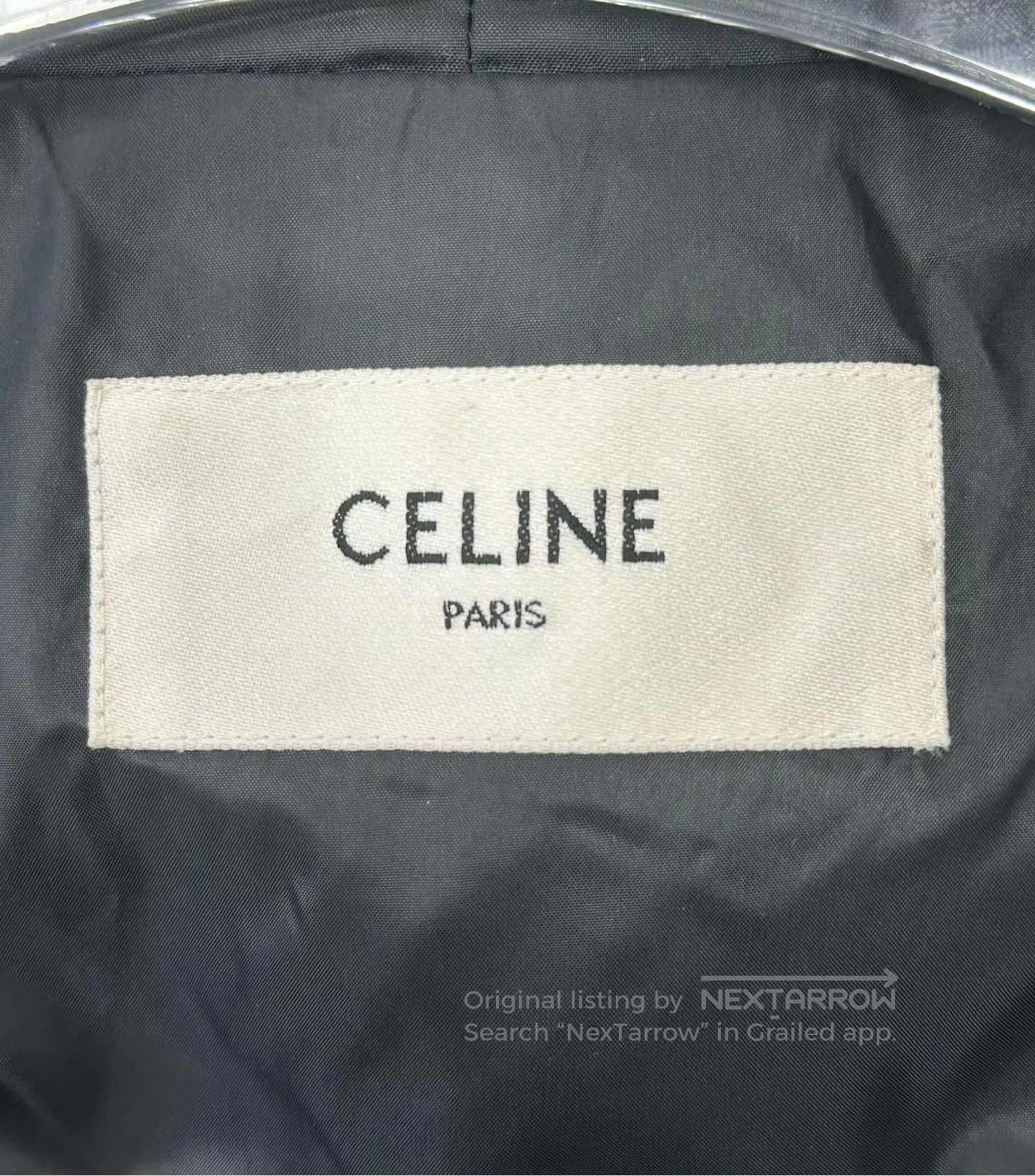 Celine CELINE Black Letter Printed Logo Hooded Nylon Jacket Windb Size XS / US 0-2 / IT 36-38 - 3 Thumbnail