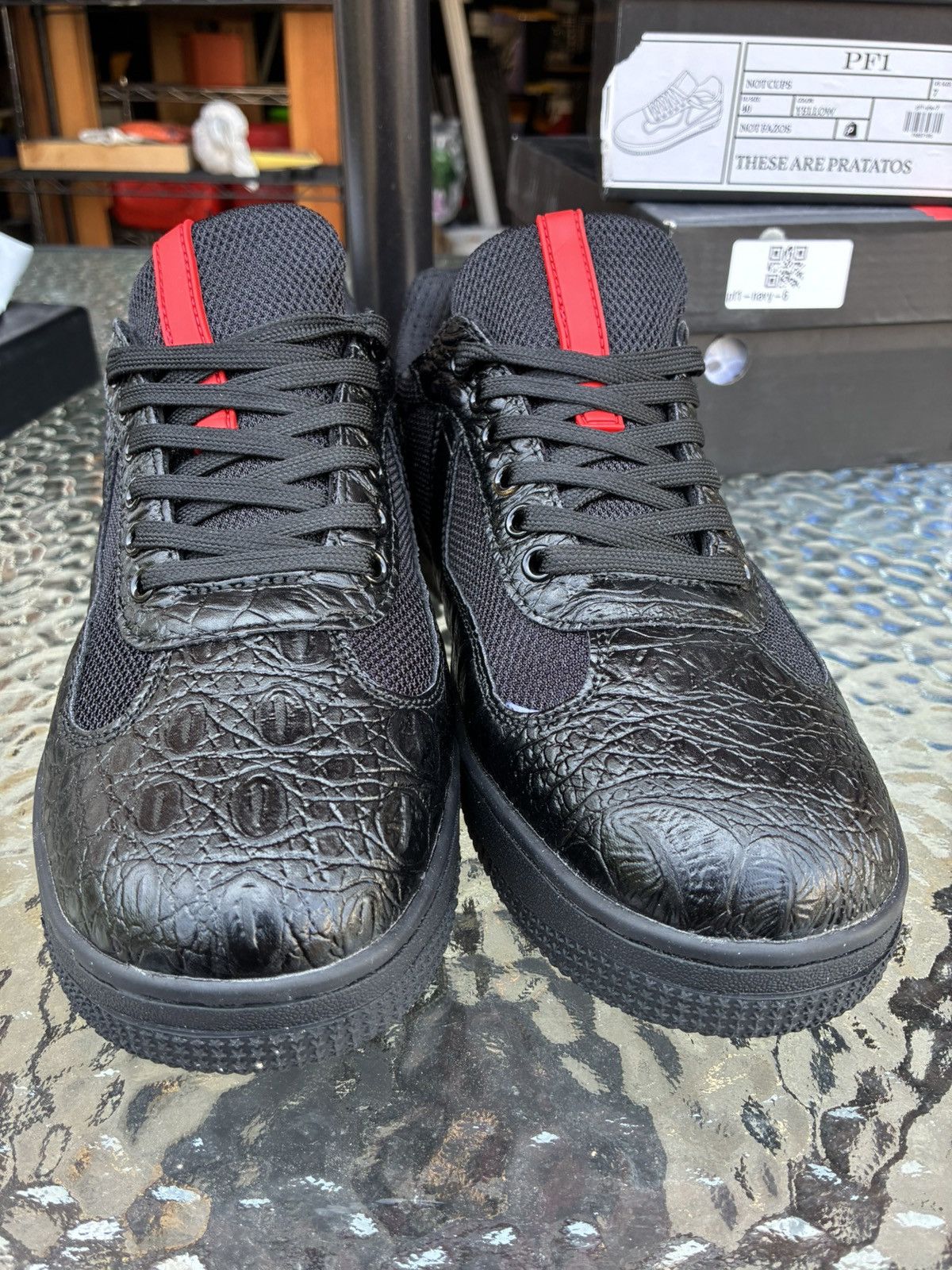 Imran Potato IMRAN POTATO PF1 BLACK PRADA Size US 7.5 / EU 40-41 - 3 Thumbnail