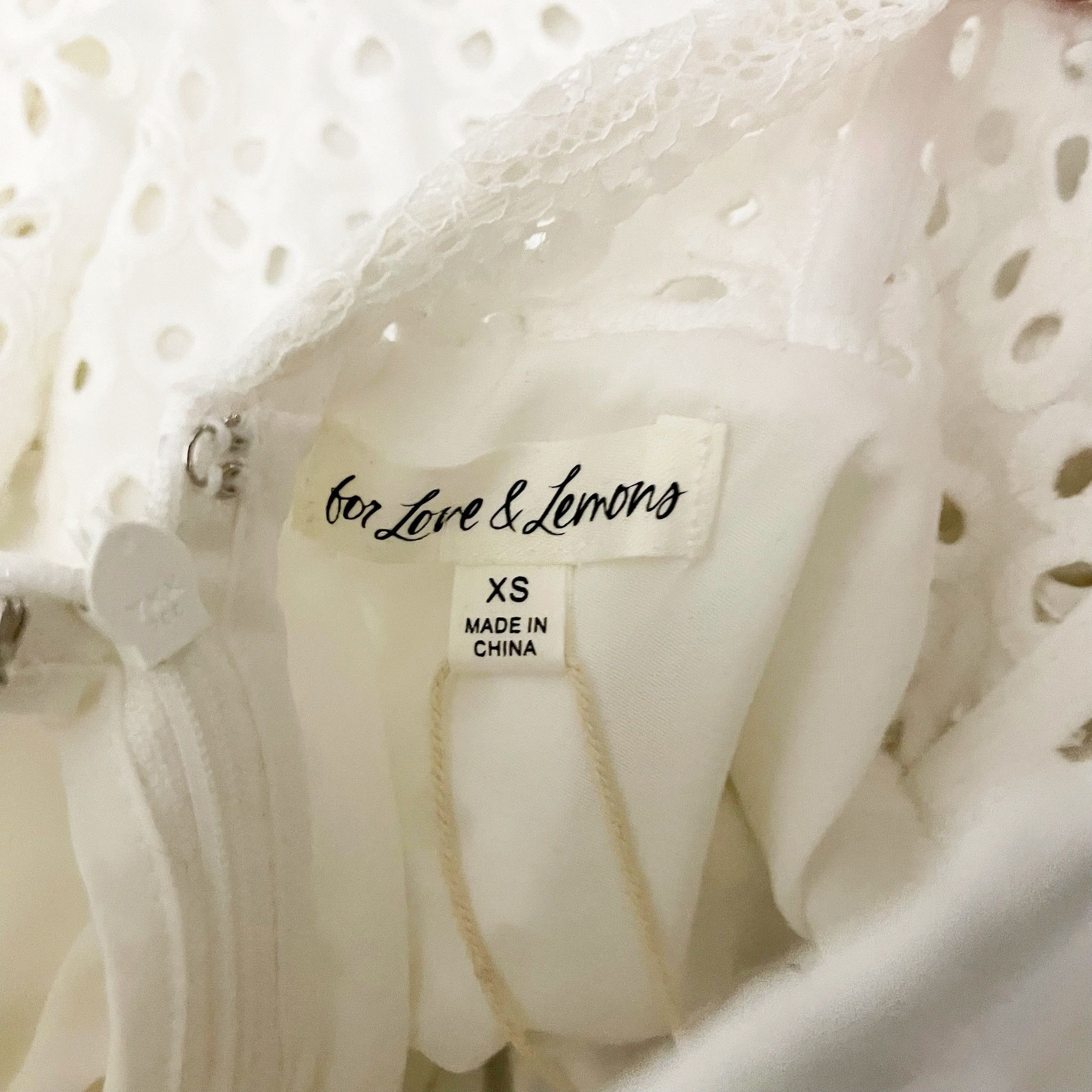 For Love & Lemons NEW For Love & Lemons Becca Linen Blend Size XS / US 0-2 / IT 36-38 - 2 Thumbnail
