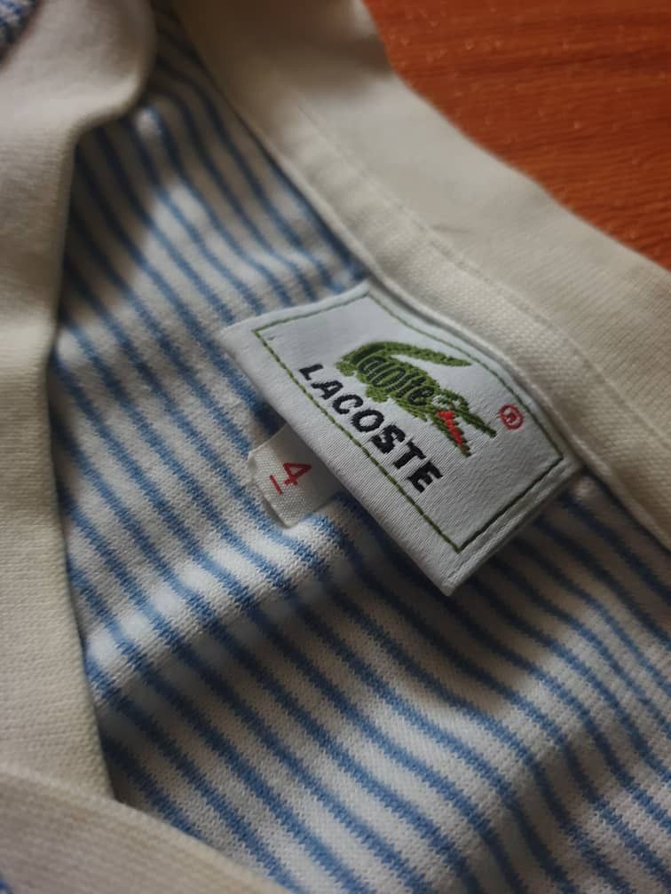 Lacoste Lacoste stripe blue white Shirt Size US L / EU 52-54 / 3 - 2 Thumbnail