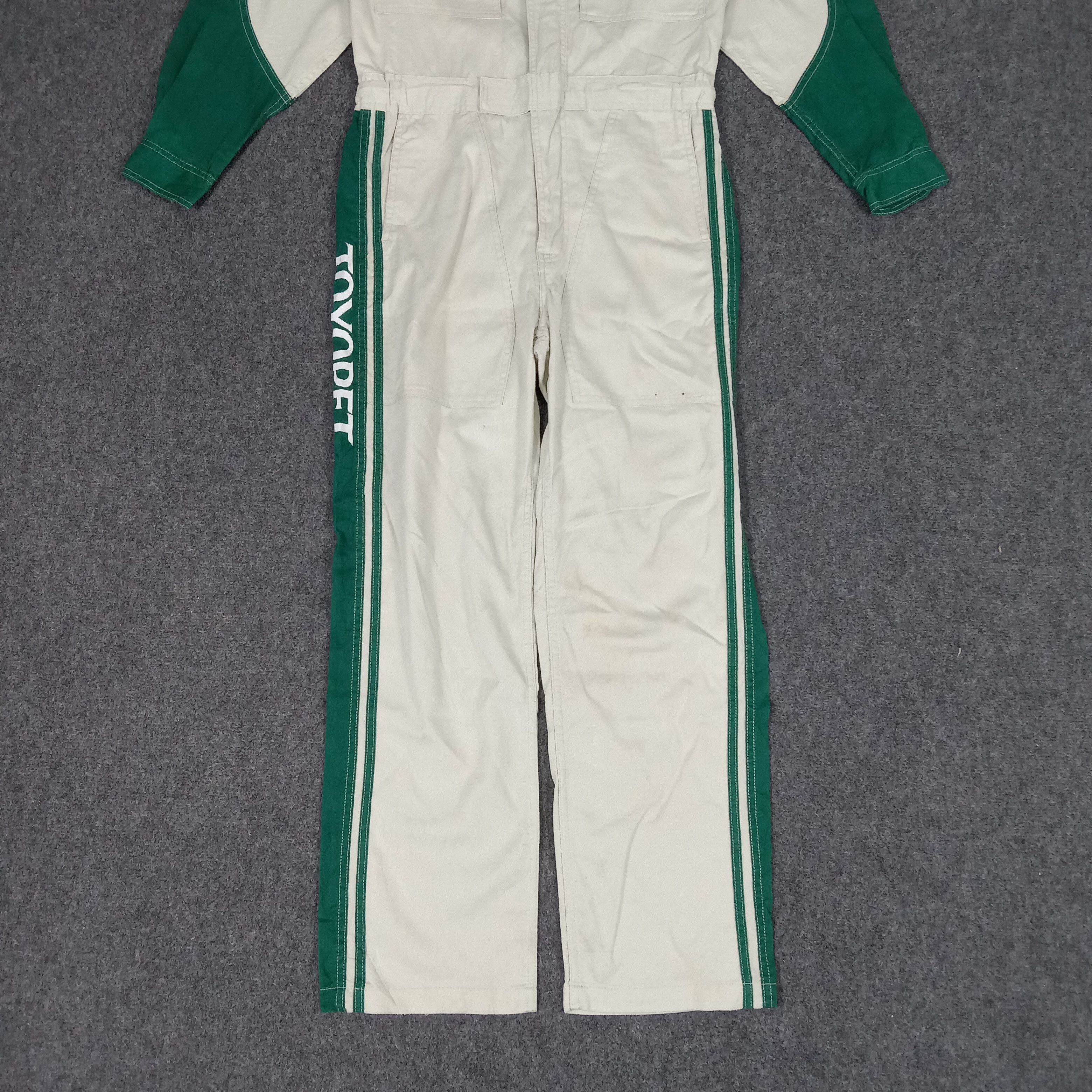 Japanese Brand × Vintage Toyopet Tecno Japanese Racing Team Coverall Jacket Size US S / EU 44-46 / 1 - 7 Thumbnail