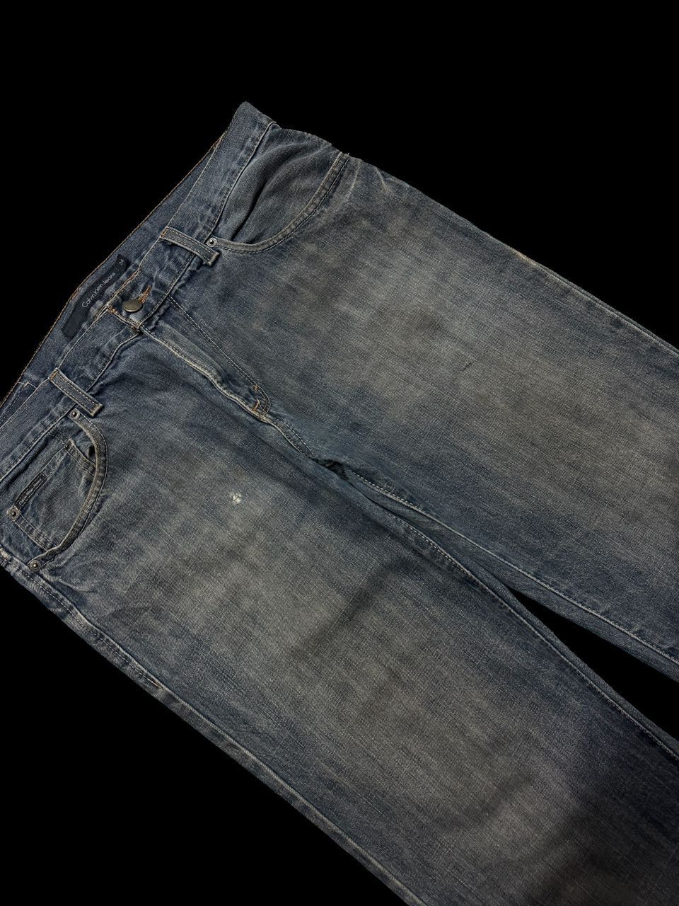 Vintage BOOTCUT Vintage Y2K Calvin Klein Jeans Insane Rusty Distress Size US 35 - 6 Thumbnail