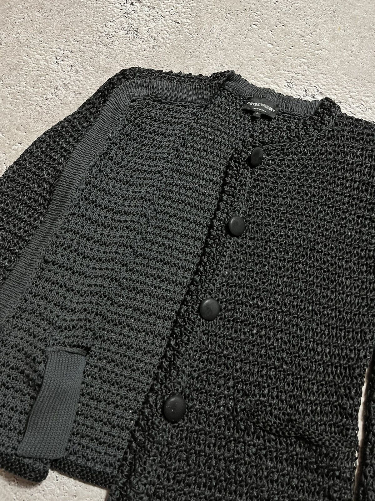Emporio Armani × Giorgio Armani Woman’s Emporio Armani Knit Blazer Cardigan Size S / US 4 / IT 40 - 10 Thumbnail