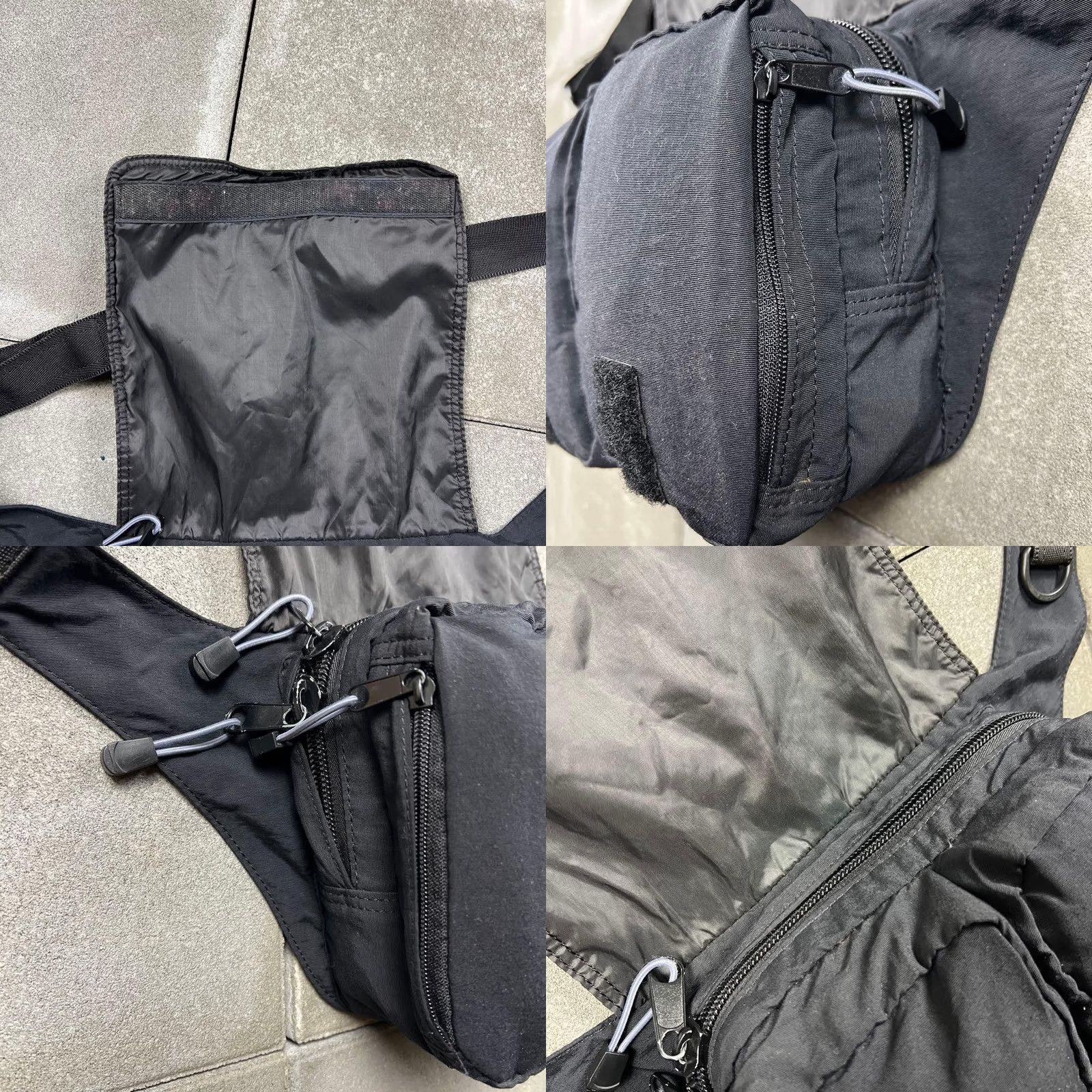 Diesel VINTAGE Diesel Men 00S Archive One Shoulder Bag Black 90s 00s Size ONE SIZE - 8 Thumbnail