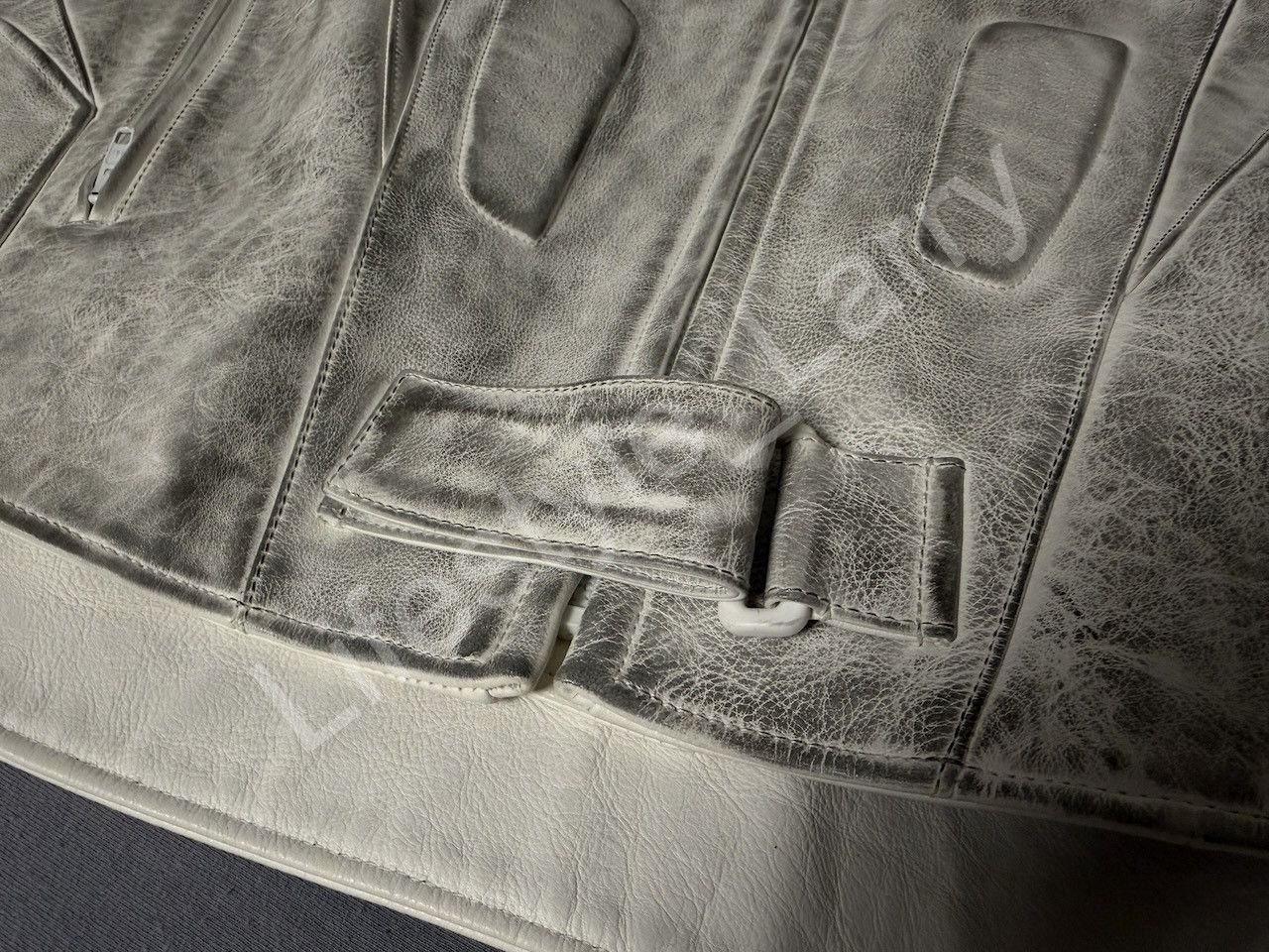 Balenciaga Balenciaga S23 Mudshow Oversized Biker Leather Jacket, Sz 2 Size US M / EU 48-50 / 2 - 4 Thumbnail