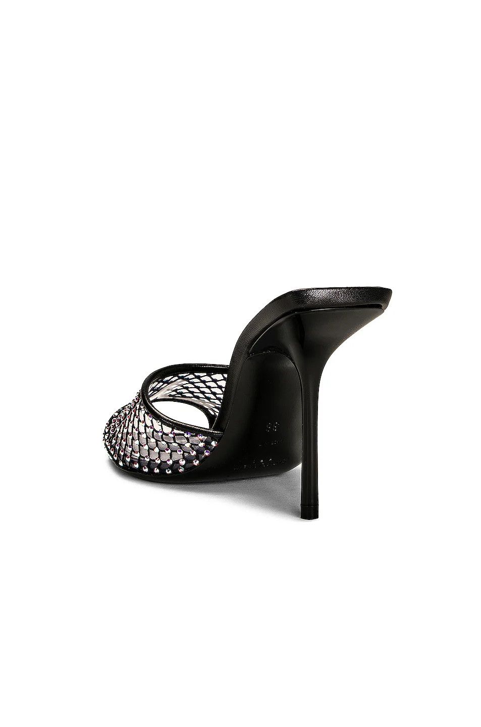 Saint Laurent Paris o1tp1o1224 Luz Mules In Mesh in Black Size US 8.5 / IT 38.5 - 3 Thumbnail