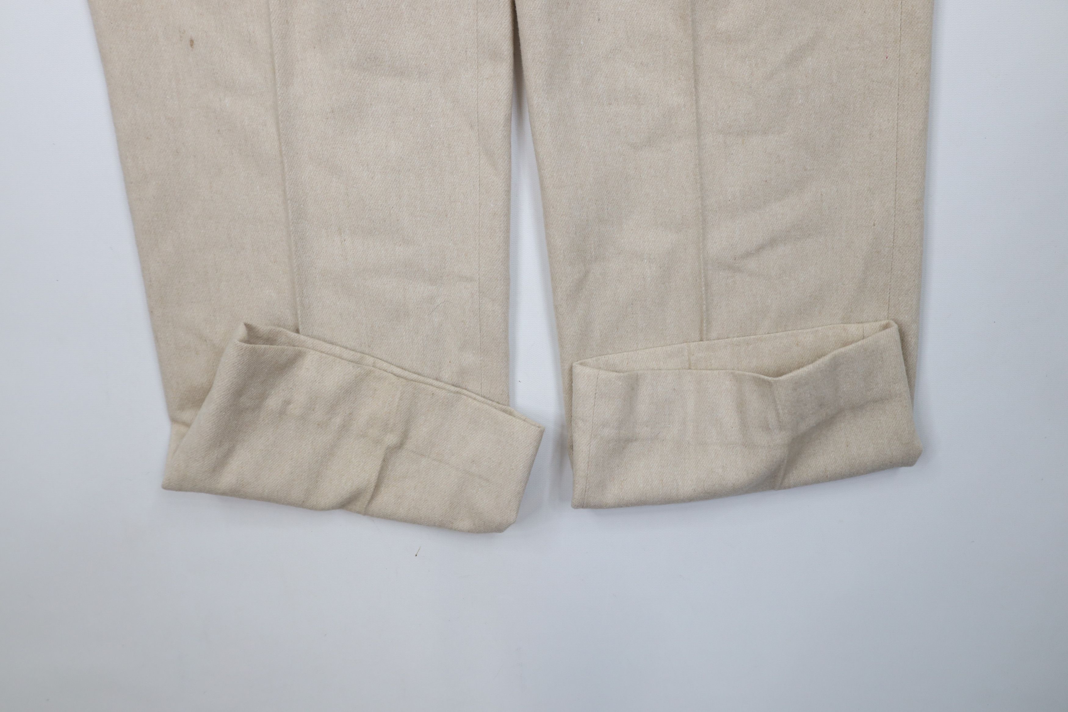 Vintage Vintage 60s Streetwear Wool Tweed Wide Leg Chino Pants USA Size US 34 / EU 50 - 7 Thumbnail